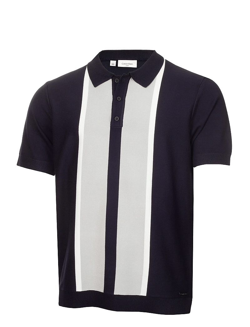 Calvin Klein Golf - MONARD KNITTED POLO - polos - navy - 1