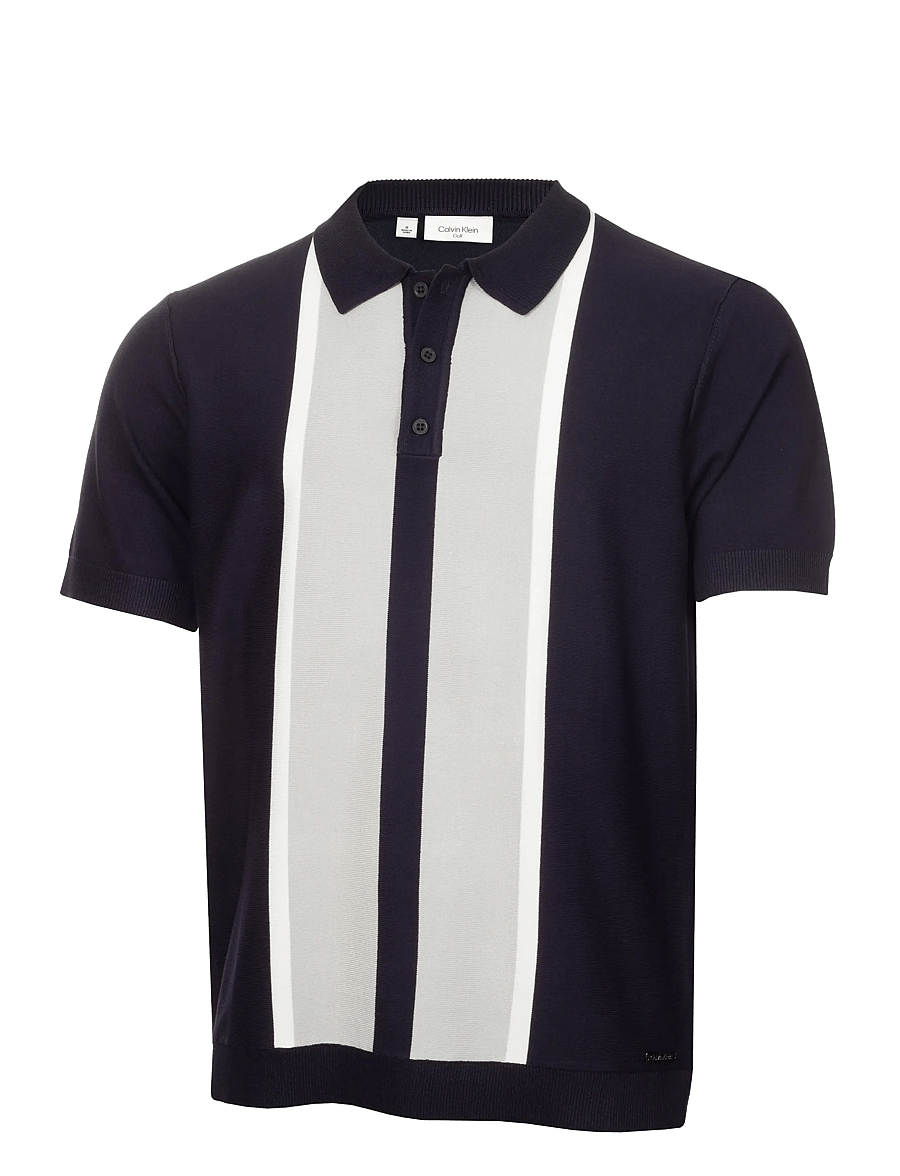 Calvin Klein Golf - MONARD KNITTED POLO - toppar og stuttermabolir - navy - 1