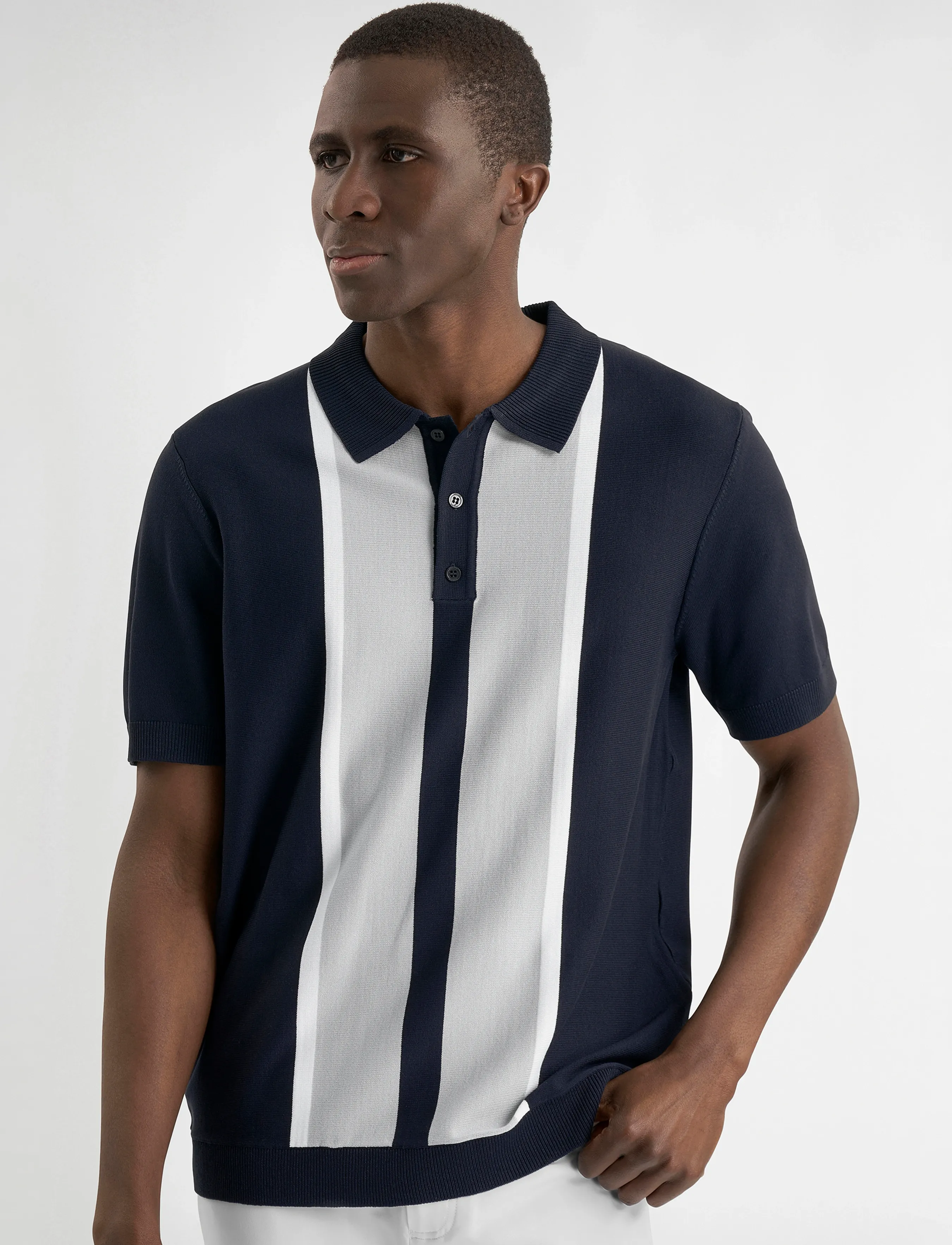 Calvin Klein Golf MONARD KNITTED POLO - Calvin Klein Golf - NAVY / navy