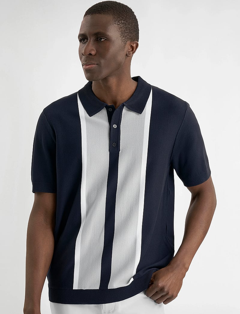 Calvin Klein Golf - MONARD KNITTED POLO - polos - navy - 0