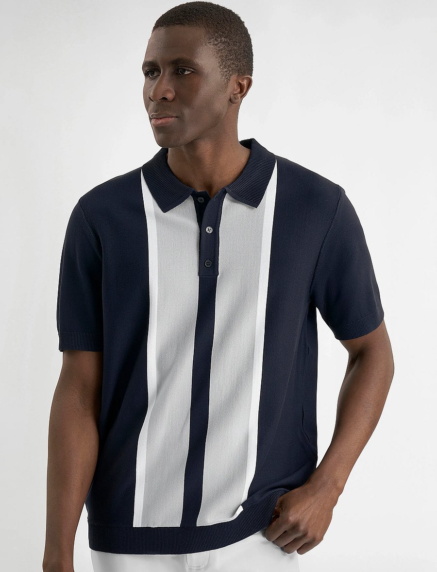 Calvin Klein Golf - MONARD KNITTED POLO - toppar og stuttermabolir - navy - 0