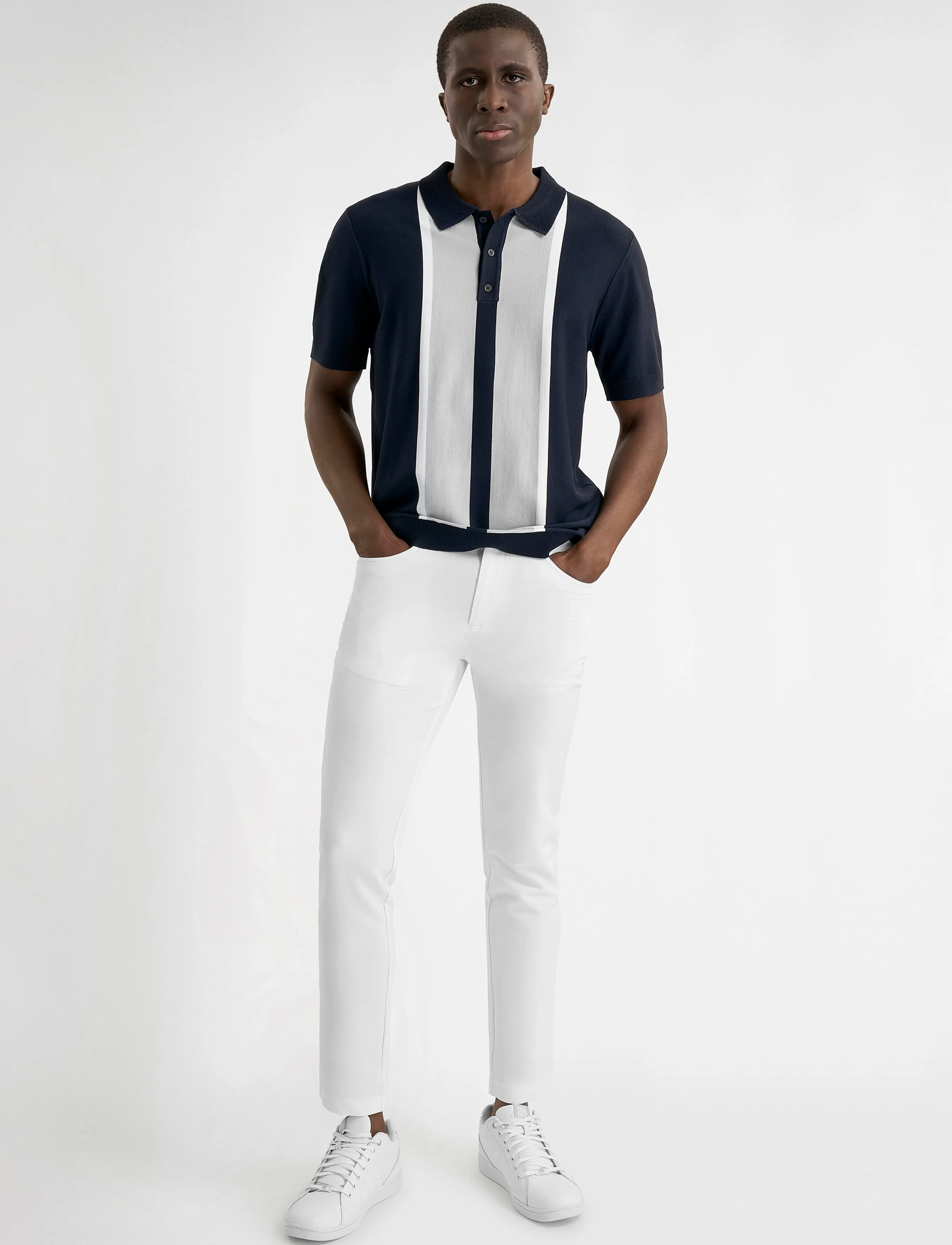 Calvin Klein Golf - MONARD KNITTED POLO - lühikeste varrukatega polod - navy - 3