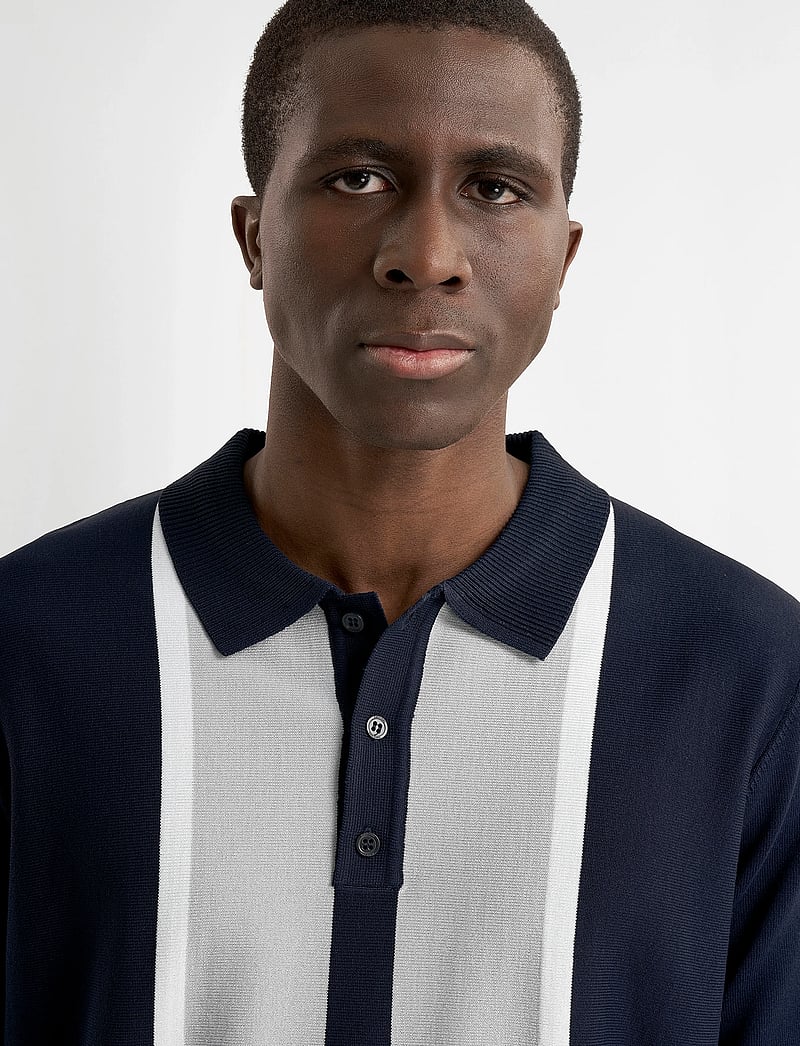Calvin Klein Golf - MONARD KNITTED POLO - polos - navy - 4