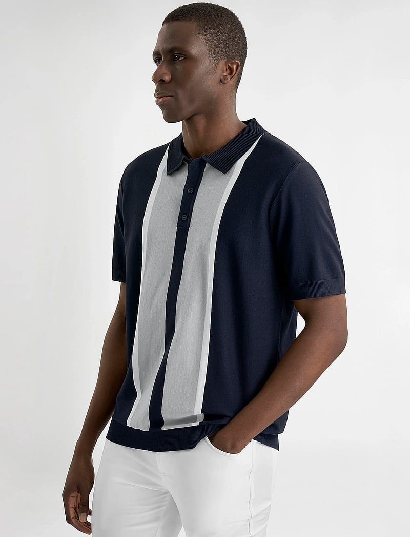 Calvin Klein Golf - MONARD KNITTED POLO - polos - navy - 5
