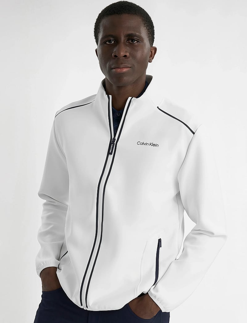 Calvin Klein Golf - BROOKHILL TECHNICAL FULL ZIP JACKET - golf jackets - white - 0
