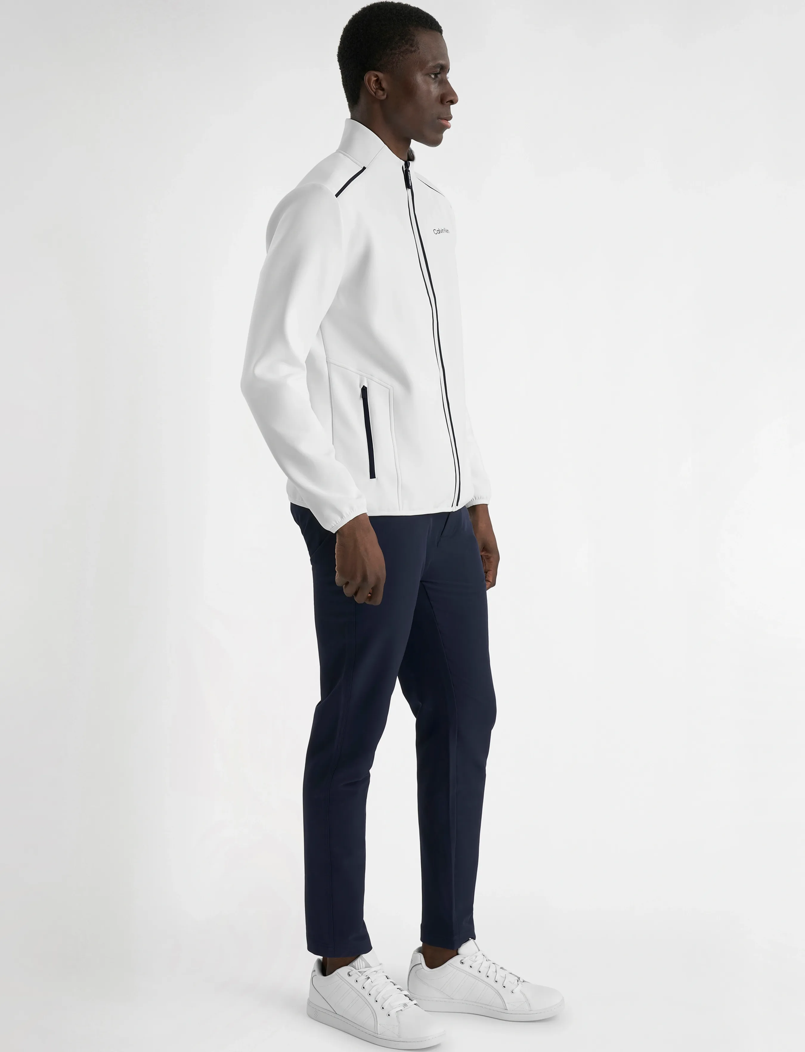 Calvin Klein Golf - BROOKHILL TECHNICAL FULL ZIP JACKET - golfjakker - white - 4