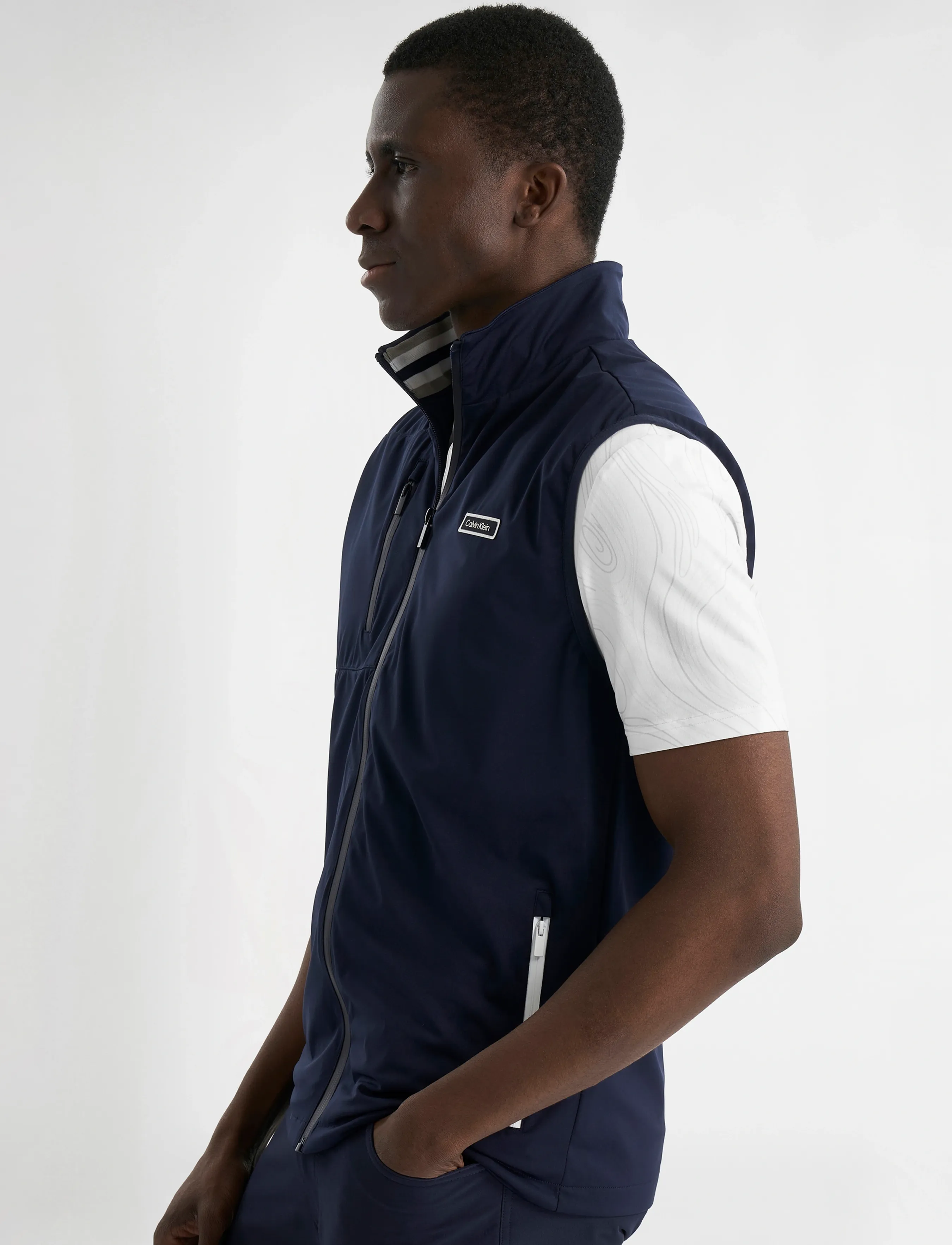 Calvin Klein Golf - DEERPARK LIGHTWEIGHT GILET - outdoor - navy - 4