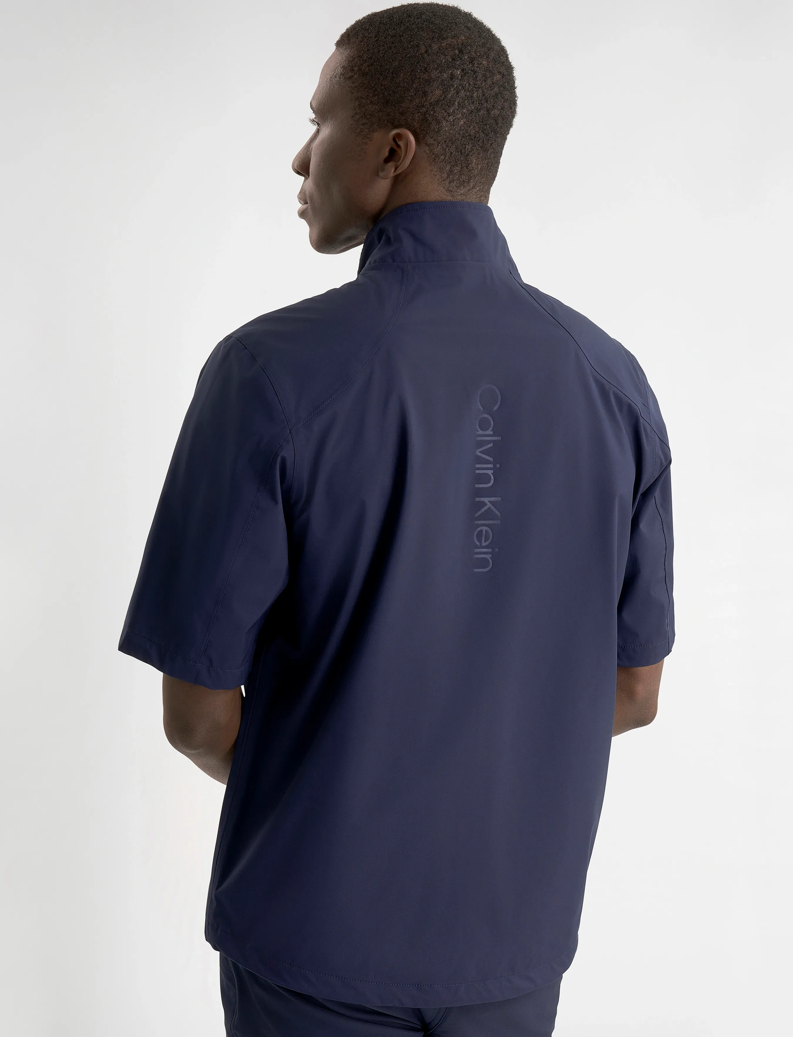 Calvin Klein Golf - ACRES SHORT SLEEVE WATERPROOF JACKET - golf jackets - navy - 3