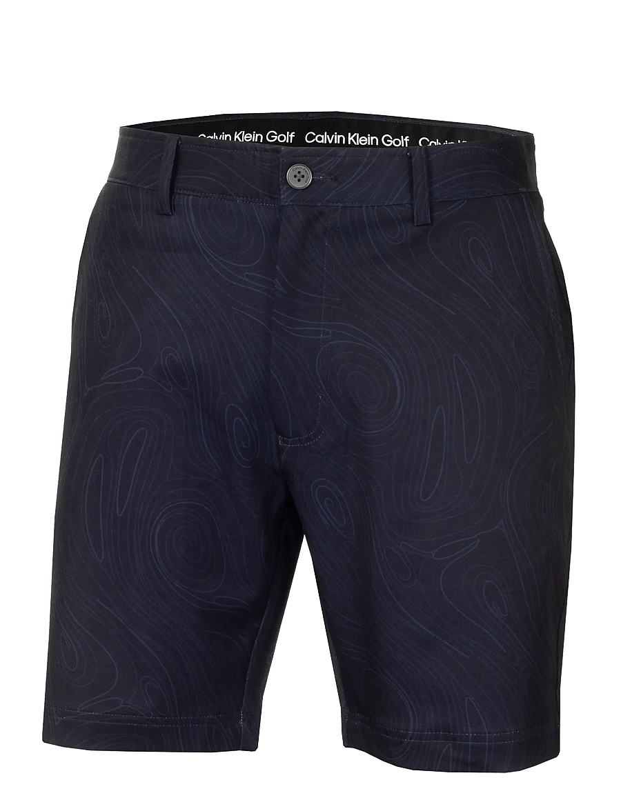 Calvin Klein Golf - MARBLE PRINT BULLET SHORTS - golf-shorts - navy - 1