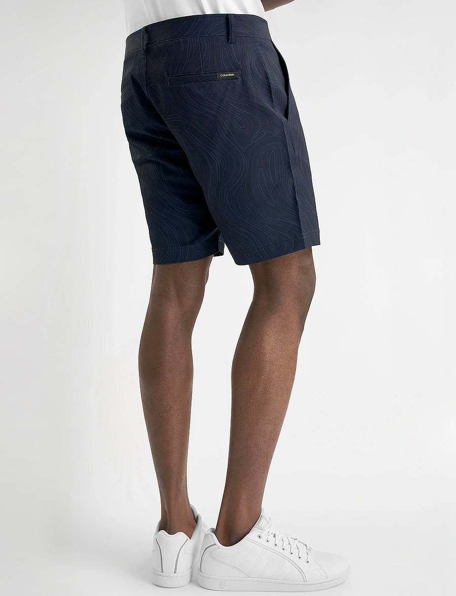 Calvin Klein Golf - MARBLE PRINT BULLET SHORTS - golf-shorts - navy - 3
