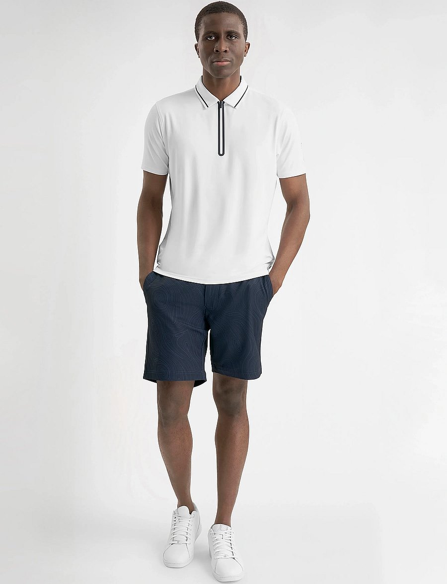 Calvin Klein Golf - MARBLE PRINT BULLET SHORTS - golf-shorts - navy - 4
