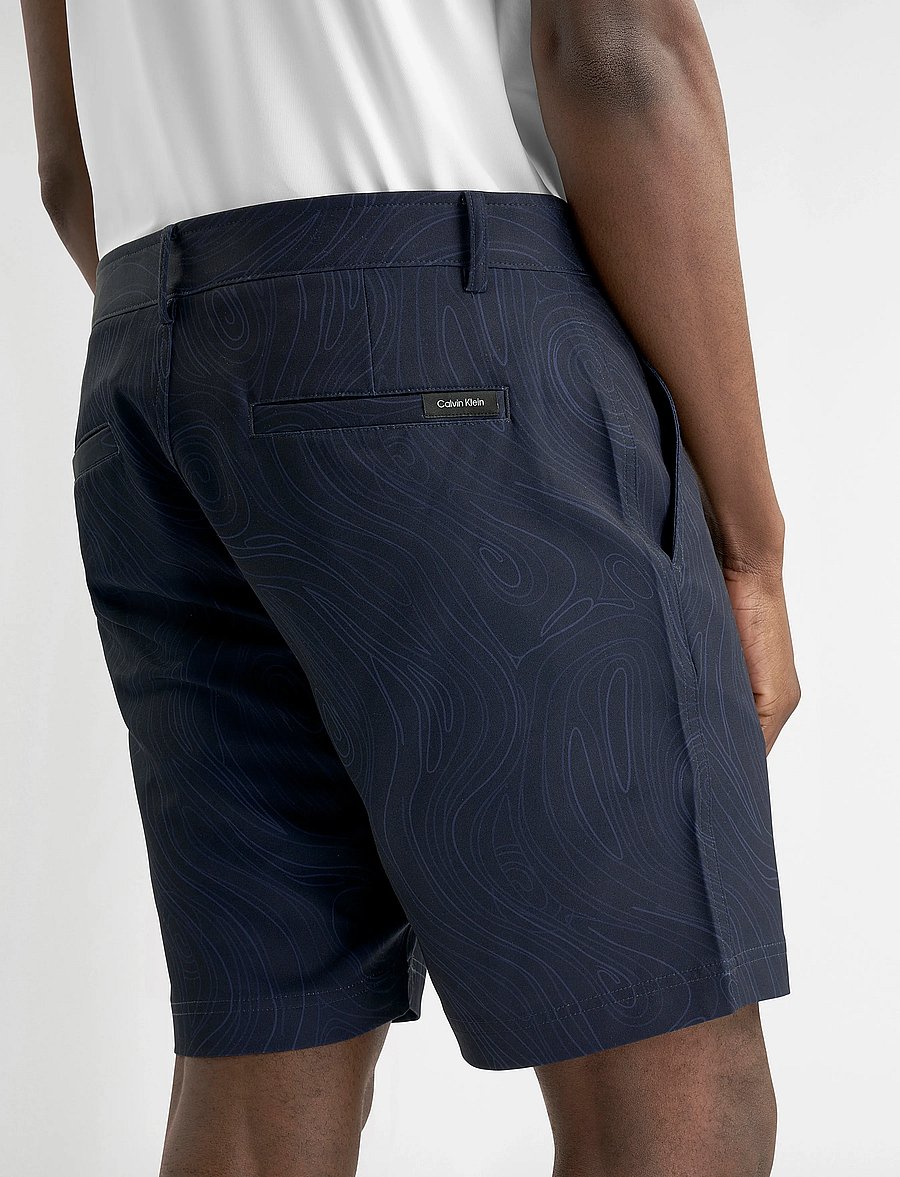 Calvin Klein Golf - MARBLE PRINT BULLET SHORTS - golf-shorts - navy - 5