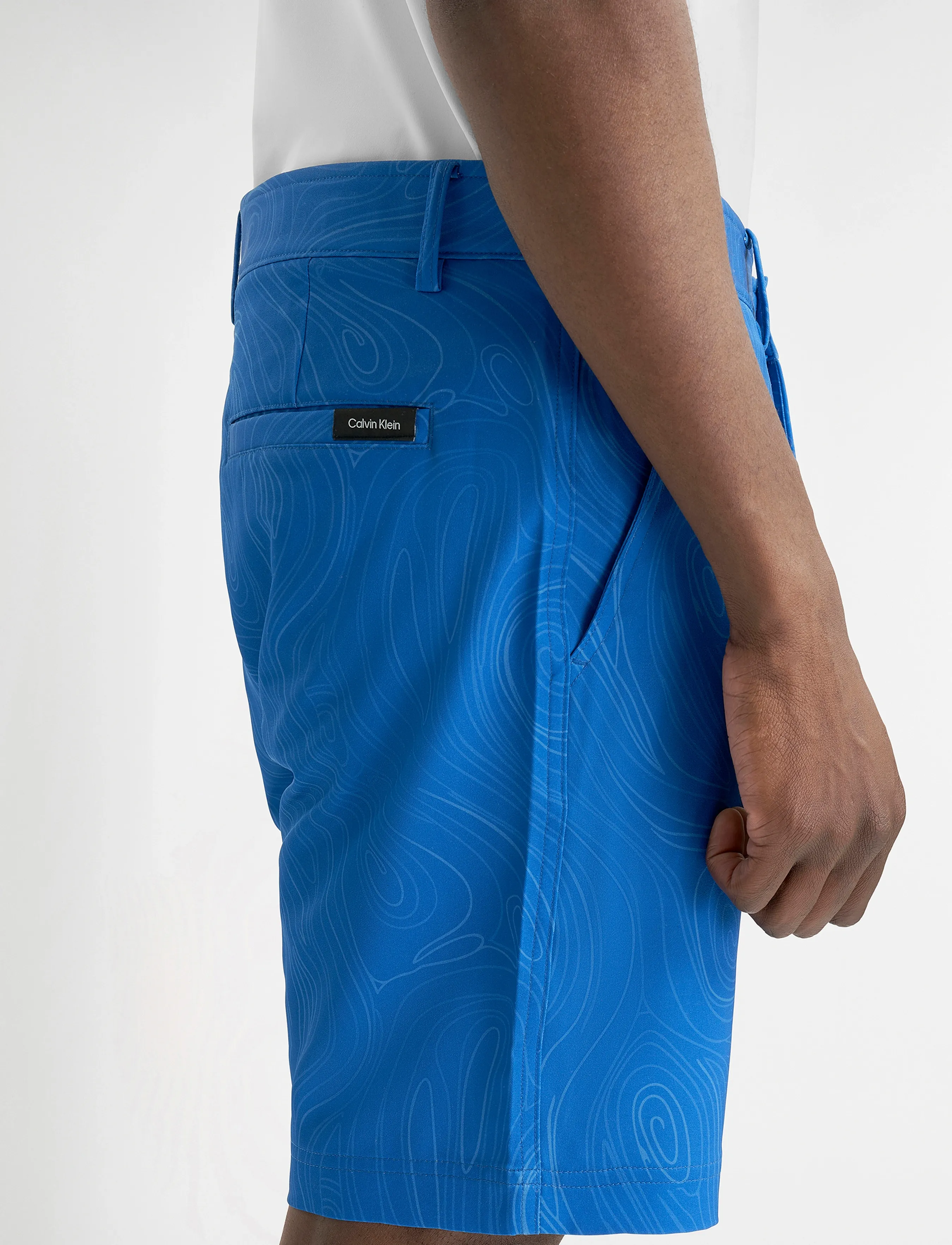 Calvin Klein Golf - MARBLE PRINT BULLET SHORTS - golfshorts - saphire - 5