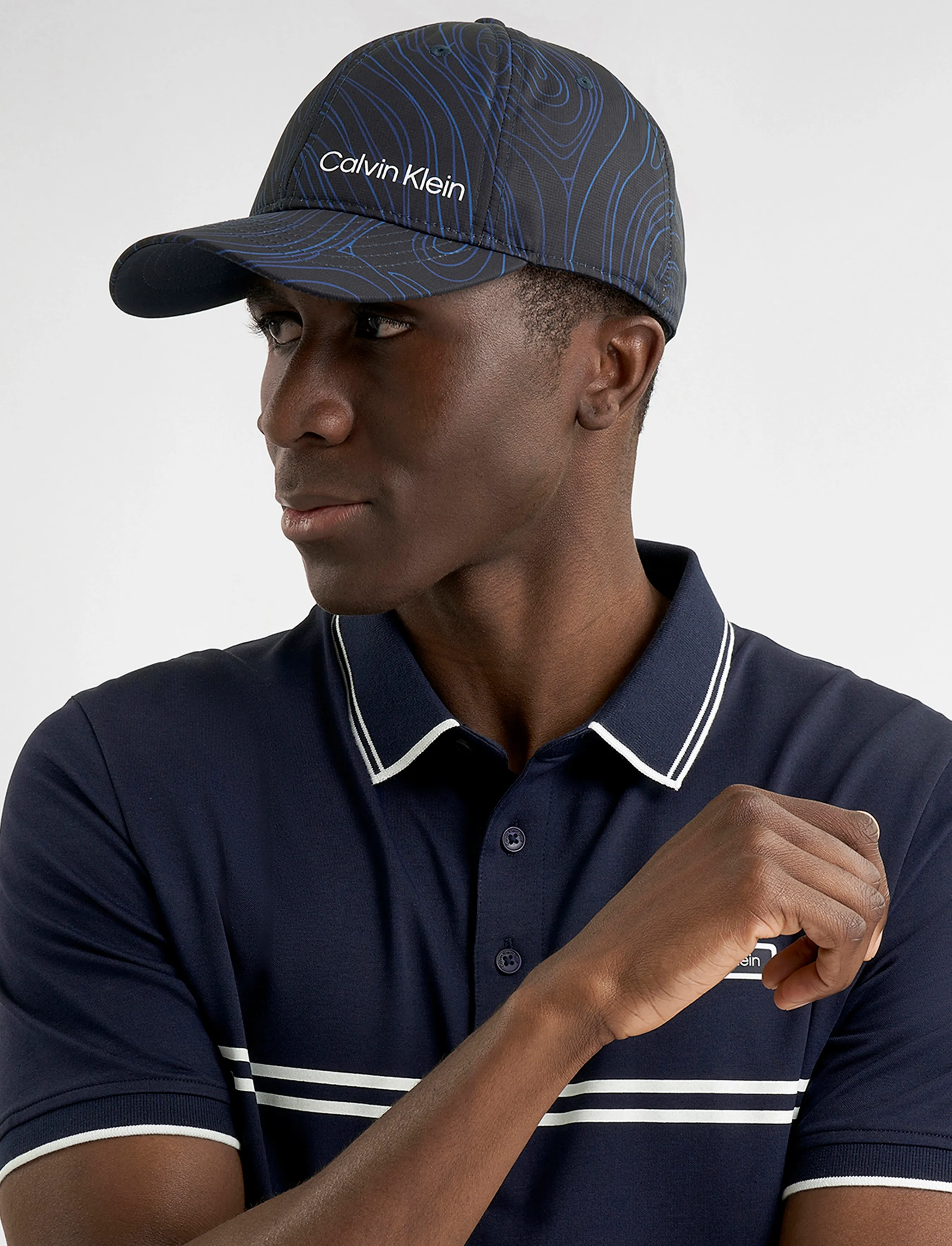 Calvin Klein Golf - PRINTED BASEBALL CAP - lowest prices - marble print - 5