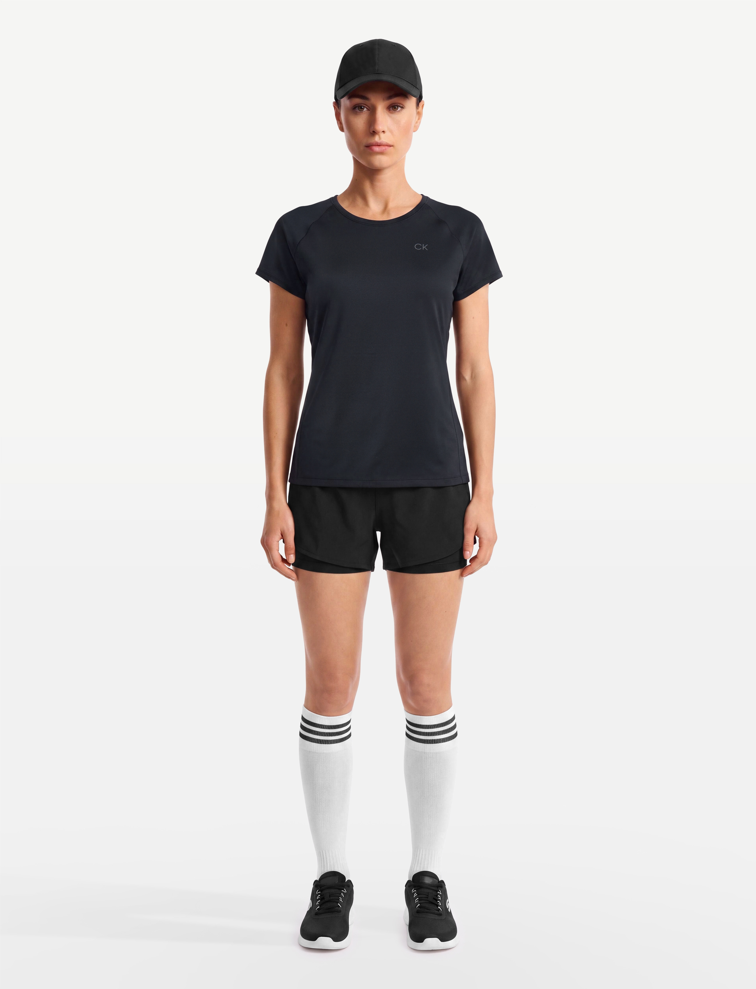 Calvin Klein Golf BELLEVUE SHORT SLEEVE T-SHIRT - Calvin Klein Golf - BLACK / black