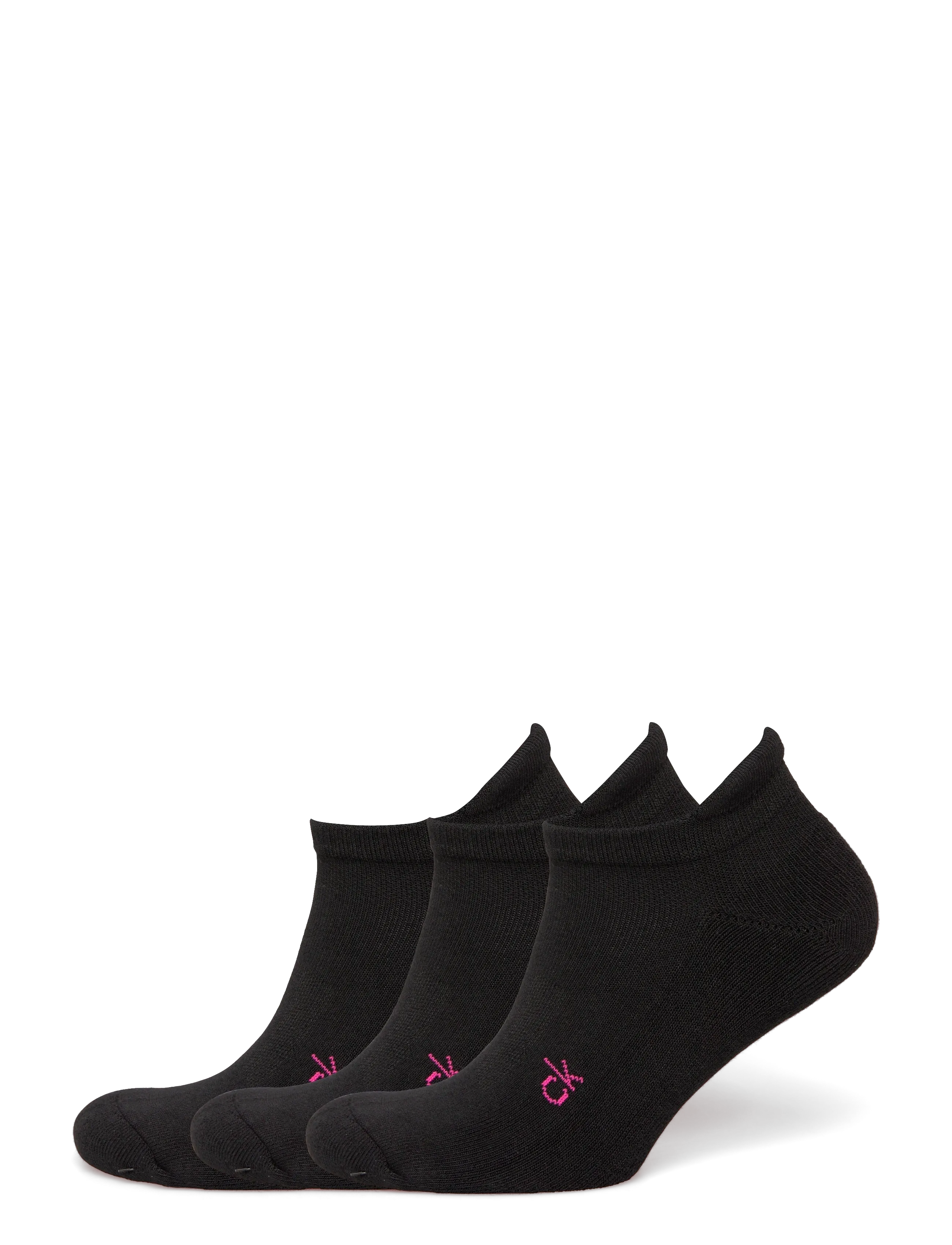 Calvin Klein Golf Ladies Golf Trainer Sock With Tab, OS37/42, Black, Sport Underwear > Sport Socks, Dame