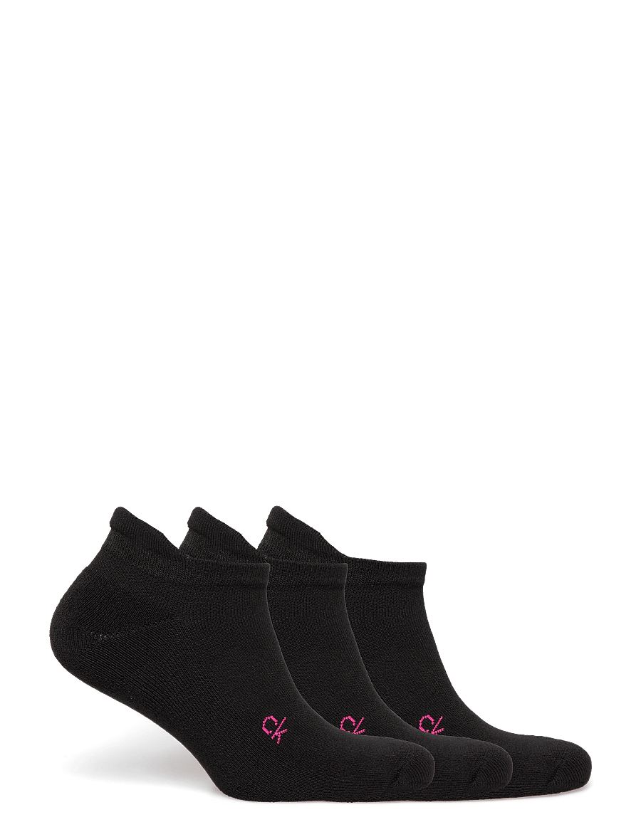 Calvin Klein Golf - LADIES GOLF TRAINER SOCK WITH TAB - aluspesu ja sokid - blk-pnk - 1