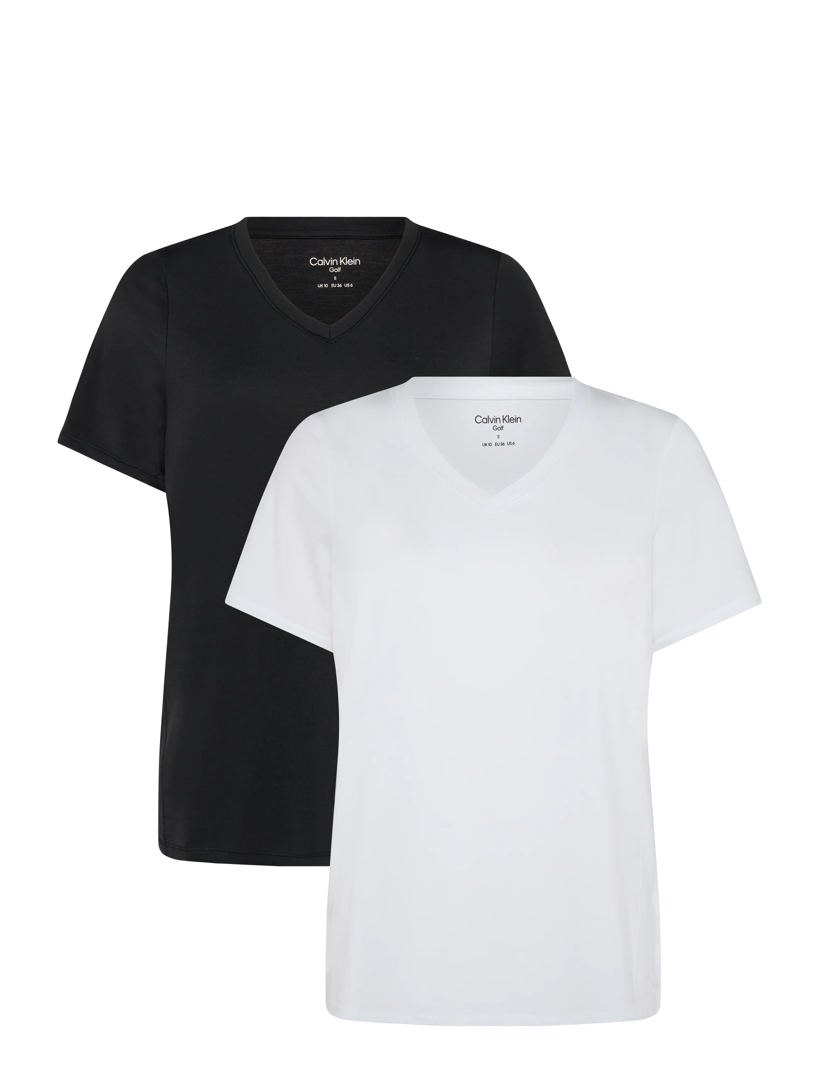 Calvin Klein Golf TIA 2 PACK RELAXED TEE - T-shirts - BLK-WHT / white