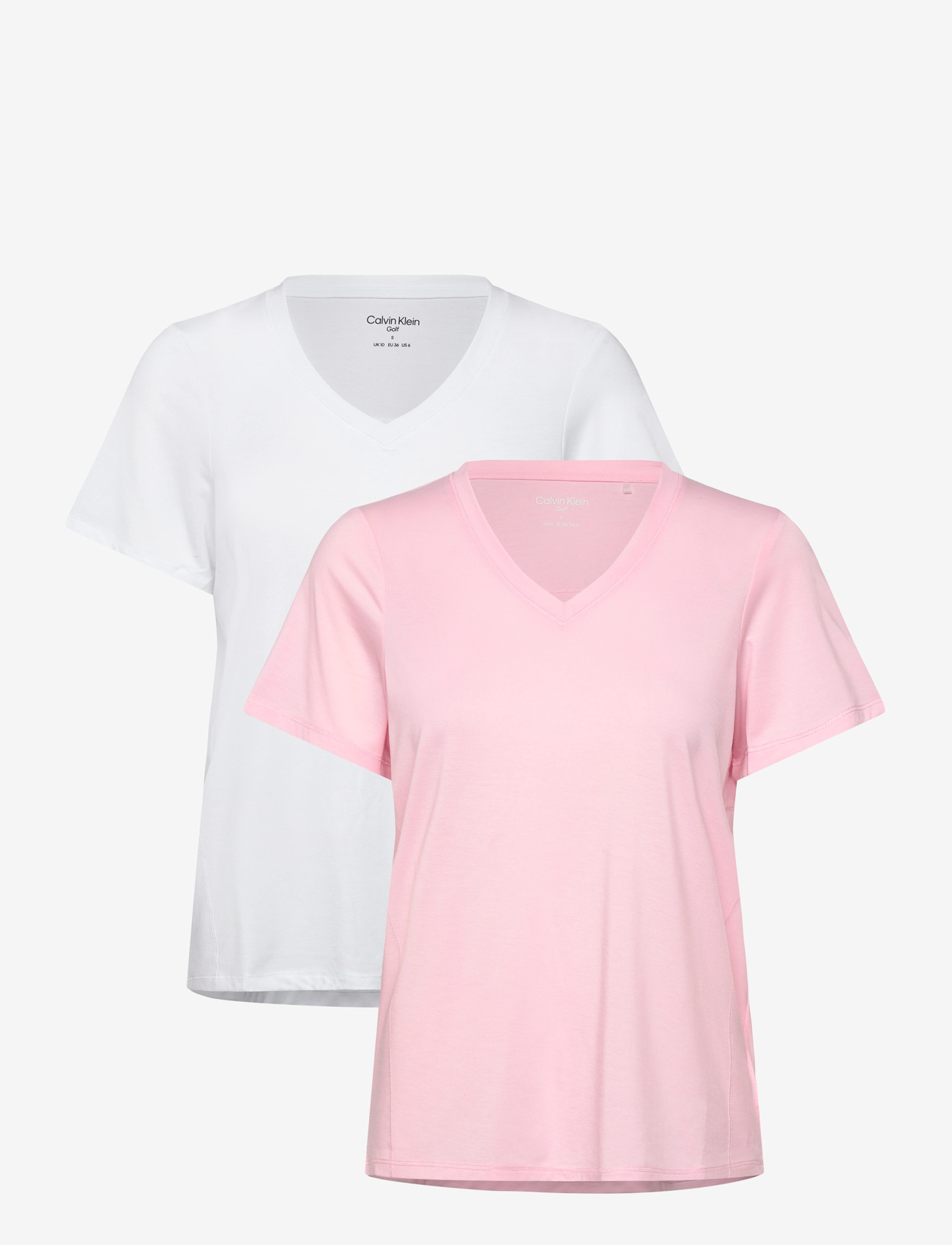 Calvin Klein Golf - TIA 2 PACK RELAXED TEE - t-shirts - repk-wht - 0