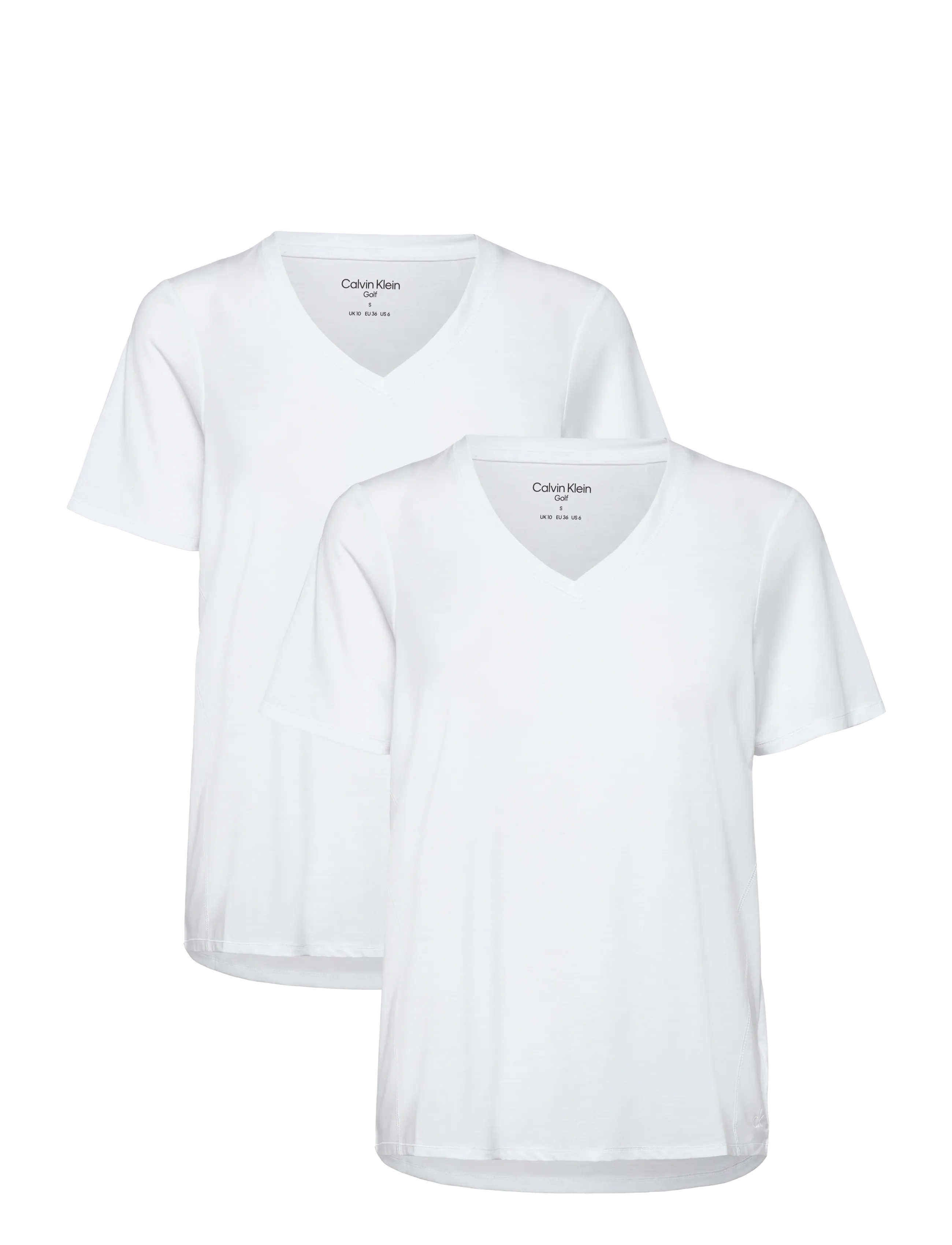 Calvin Klein Golf TIA 2 PACK RELAXED TEE - Club Days - WHT-WHT / white