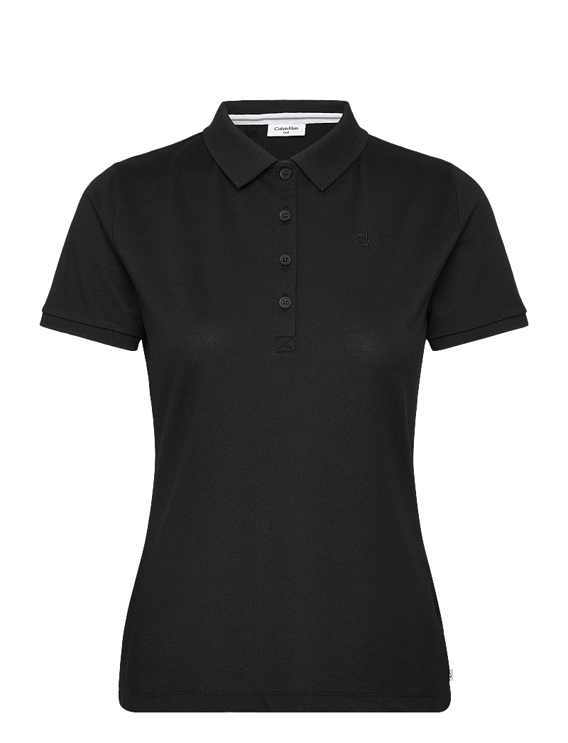 Calvin Klein Golf - PALMER PERFORMANCE POLO - toppe & t-shirts - black - 0