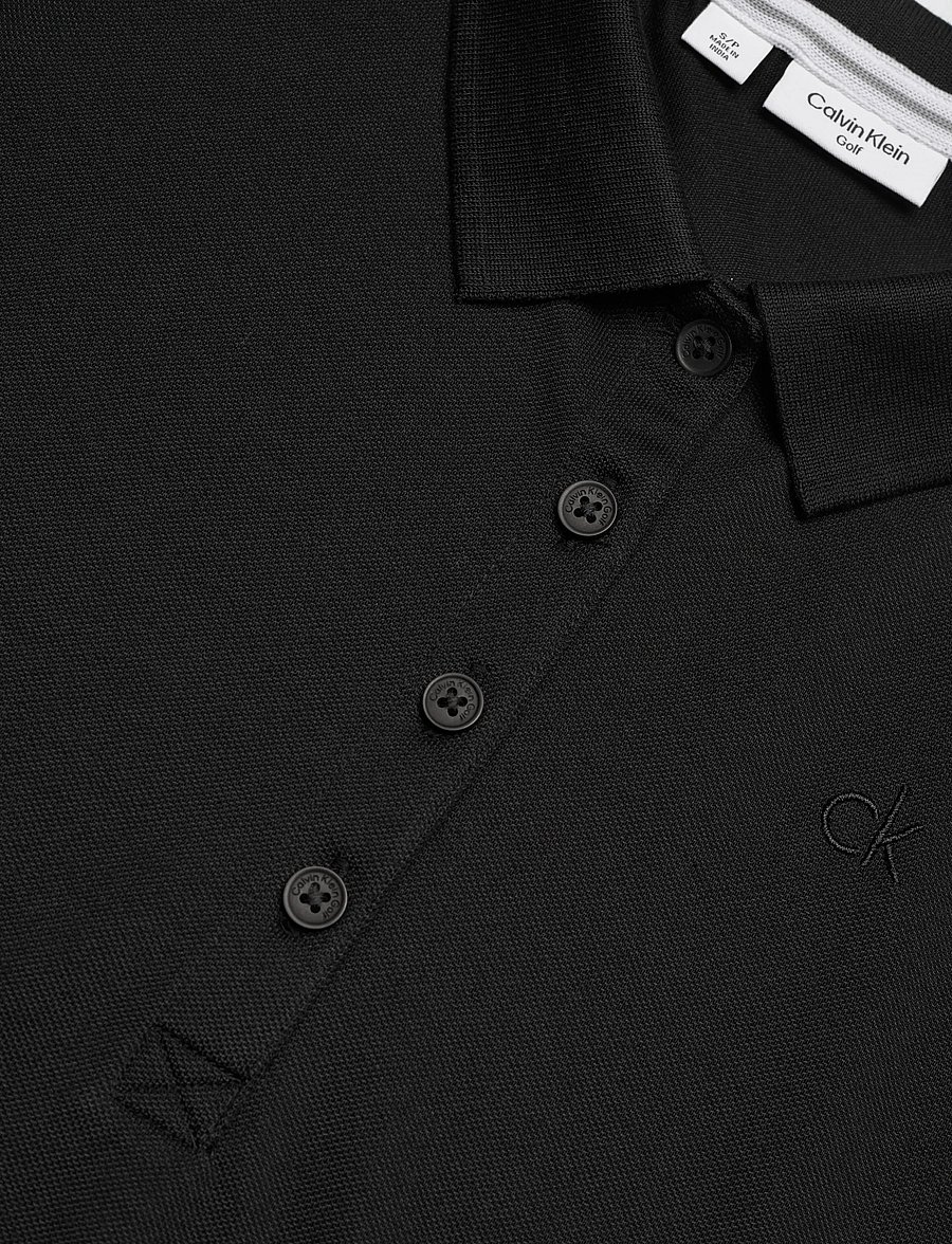 Calvin Klein Golf - PALMER PERFORMANCE POLO - toppar & t-shirts - black - 2