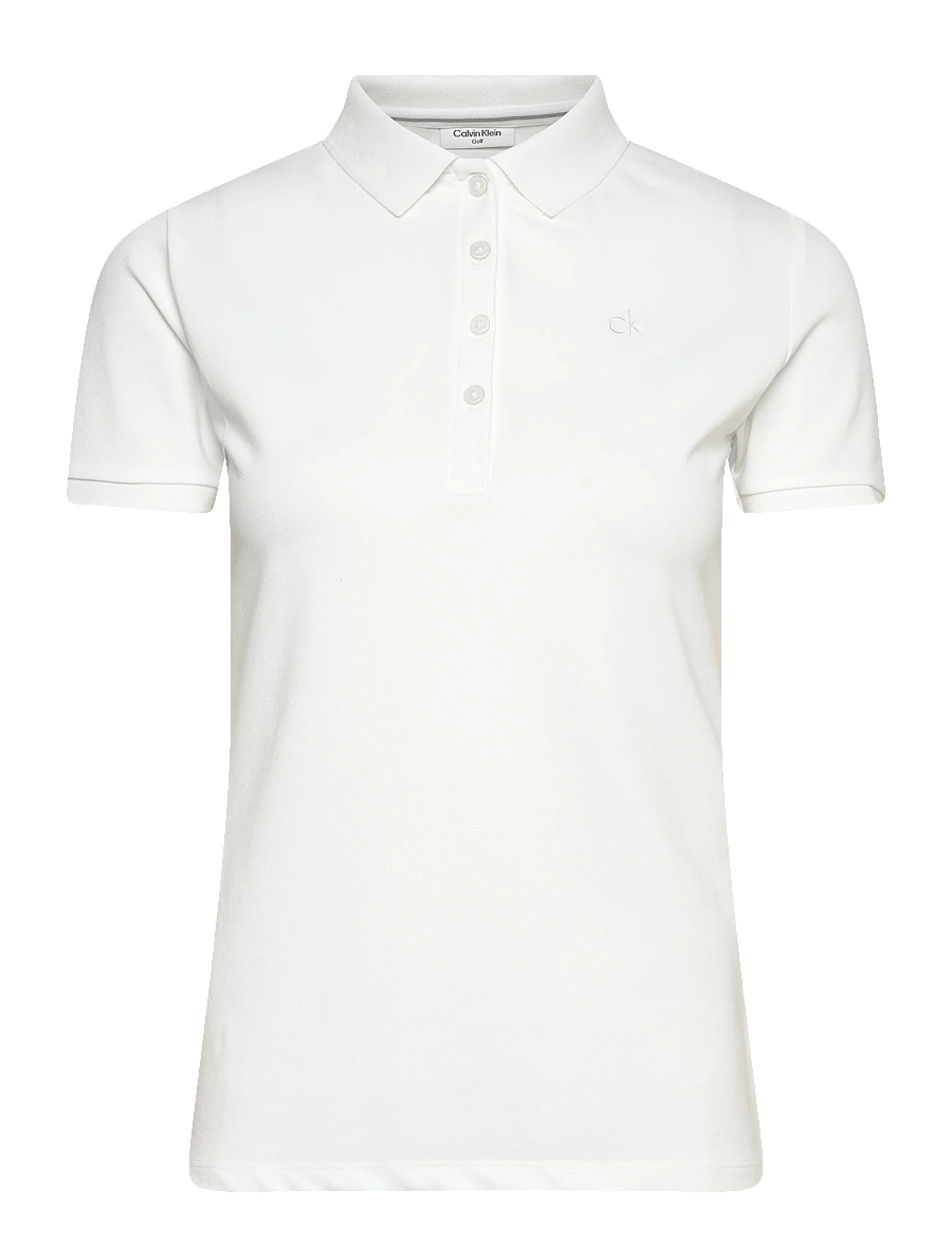 Calvin Klein Golf - PALMER PERFORMANCE POLO - oberteile & t-shirts - white - 0