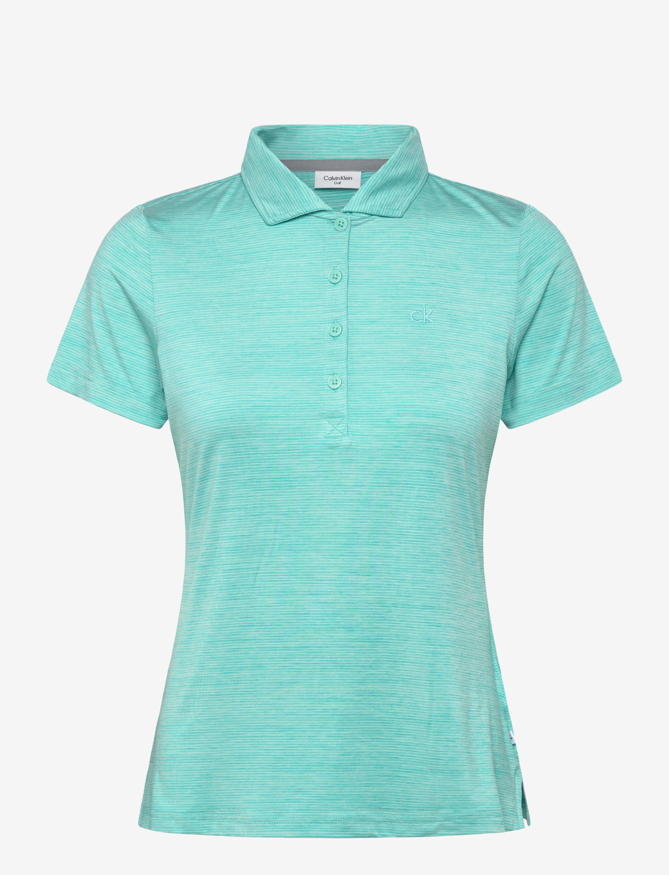 Calvin Klein Golf - MILA MINI STRIPE POLO - toppe & t-shirts - jadegrn - 0