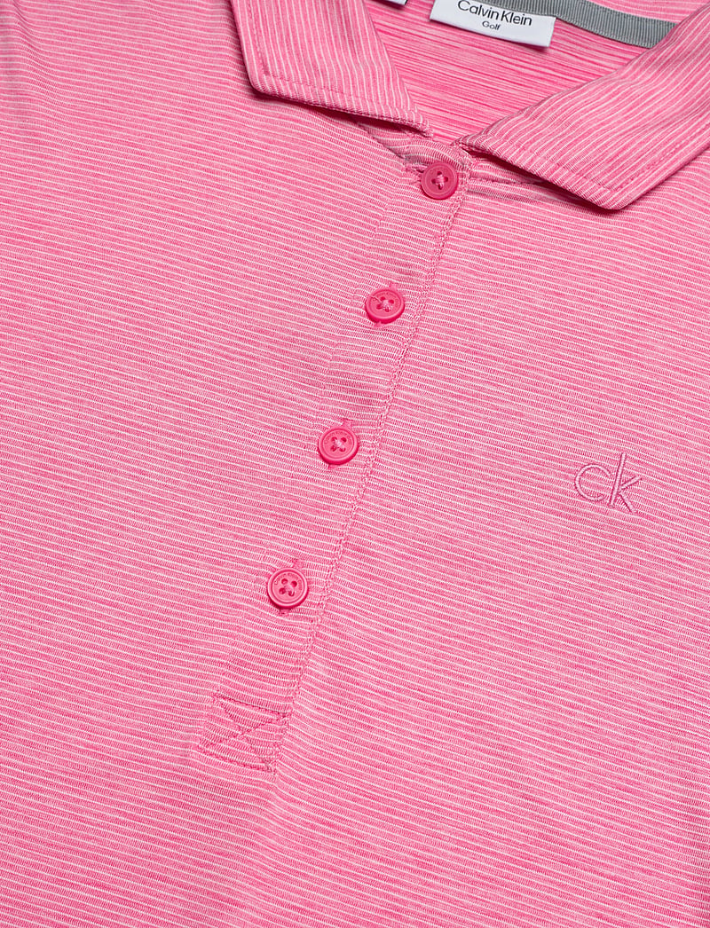 Calvin Klein Golf - MILA MINI STRIPE POLO - toppe & t-shirts - pink - 2