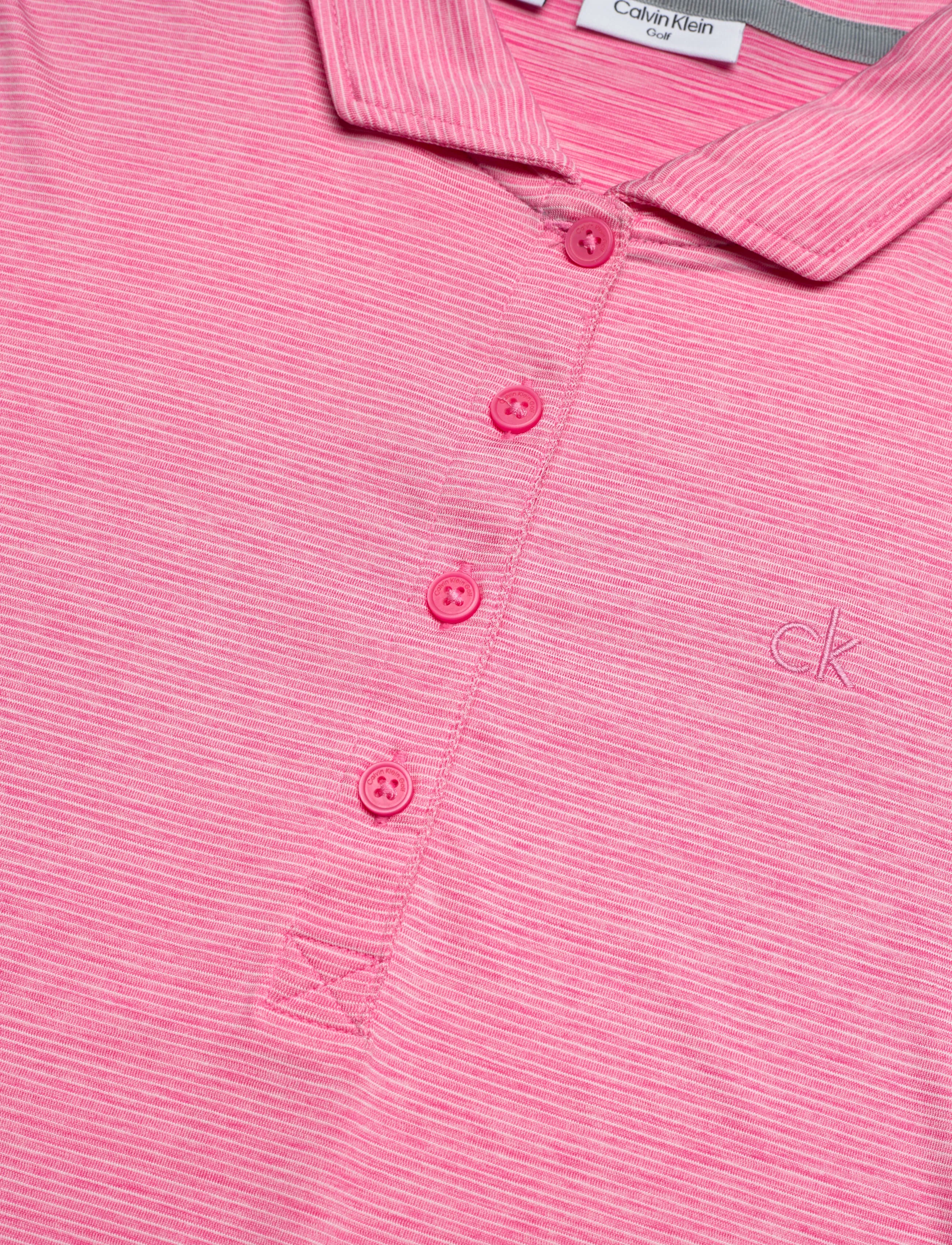 Calvin Klein Golf - MILA MINI STRIPE POLO - pikéer - pink - 2