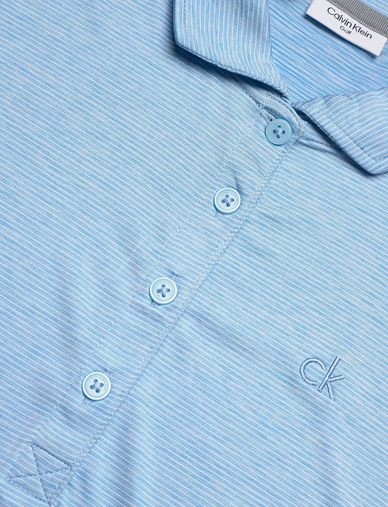 Calvin Klein Golf - MILA MINI STRIPE POLO - toppe & t-shirts - skyblue - 2