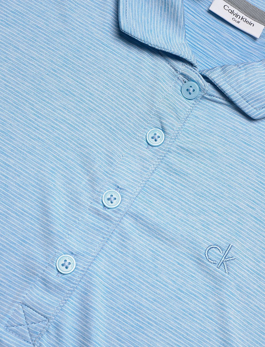 Calvin Klein Golf - MILA MINI STRIPE POLO - oberteile & t-shirts - skyblue - 2