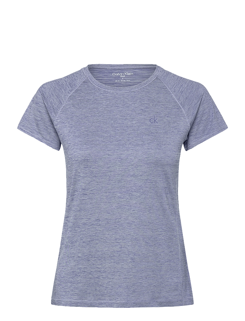 Calvin Klein Golf - MILA MINI STRIPE SHORT SLEEVE TEE - t-shirts - frenchnv - 0