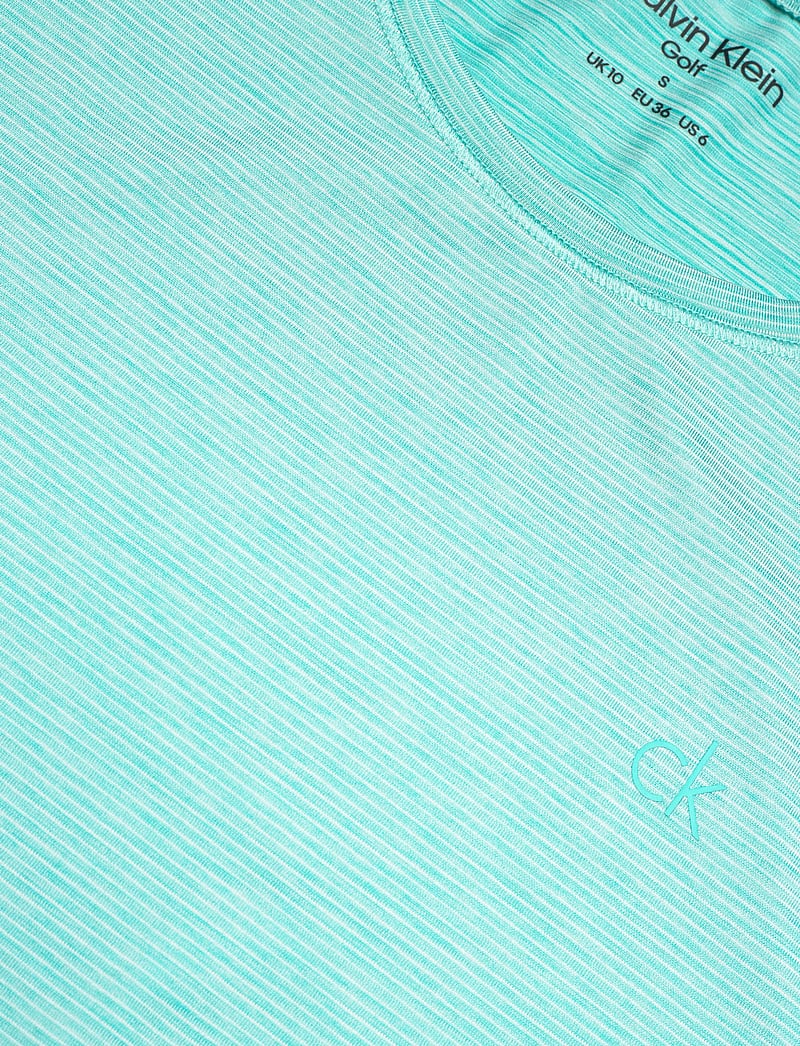 Calvin Klein Golf - MILA MINI STRIPE SHORT SLEEVE TEE - t-shirts - jadegrn - 2