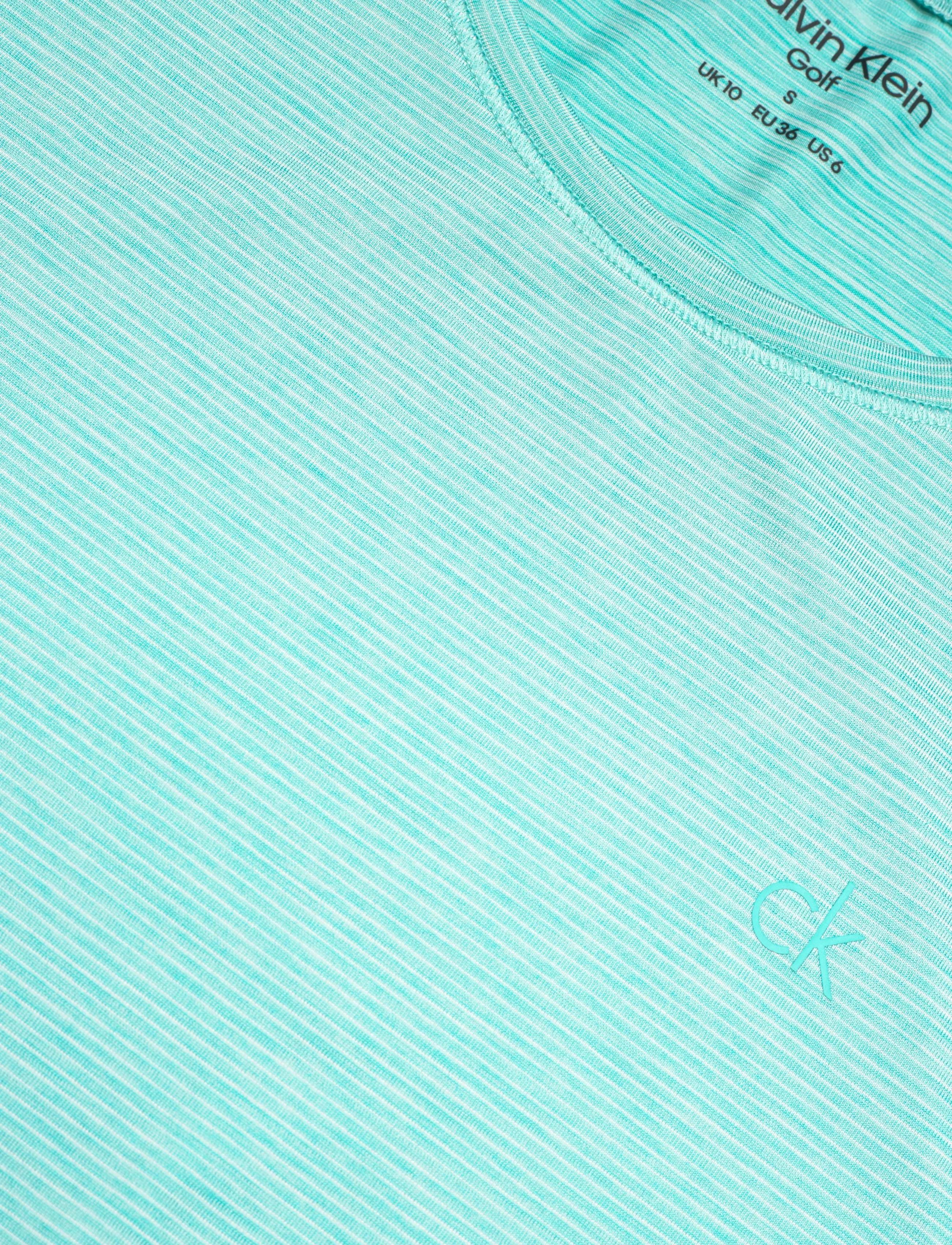 Calvin Klein Golf - MILA MINI STRIPE SHORT SLEEVE TEE - t-shirts - jadegrn - 2