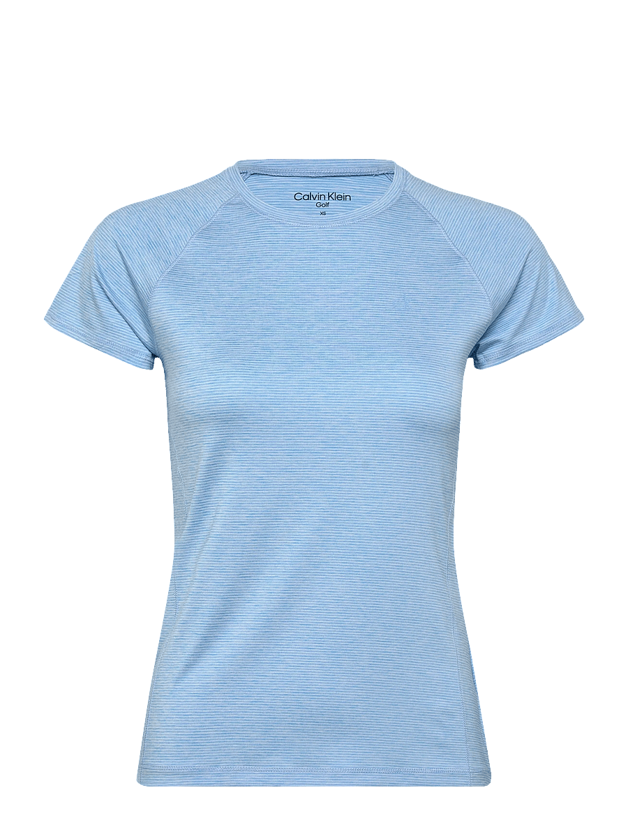 Calvin Klein Golf - MILA MINI STRIPE SHORT SLEEVE TEE - alussärgid ja t-särgid - skyblue - 0