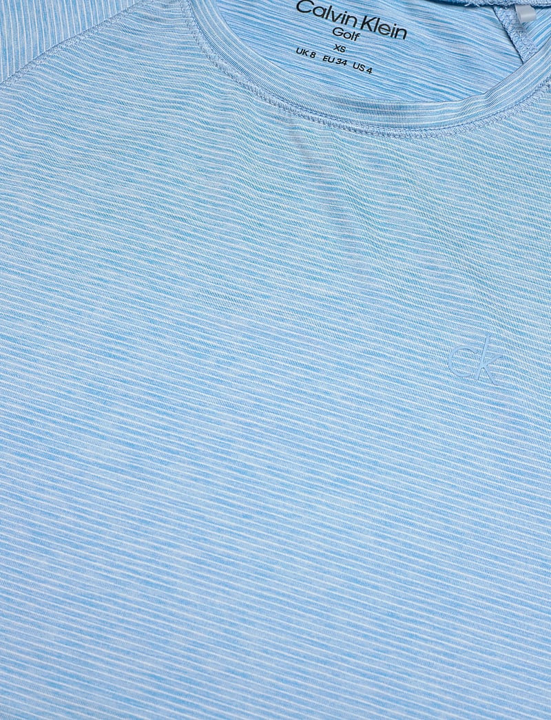 Calvin Klein Golf - MILA MINI STRIPE SHORT SLEEVE TEE - t-shirts - skyblue - 2
