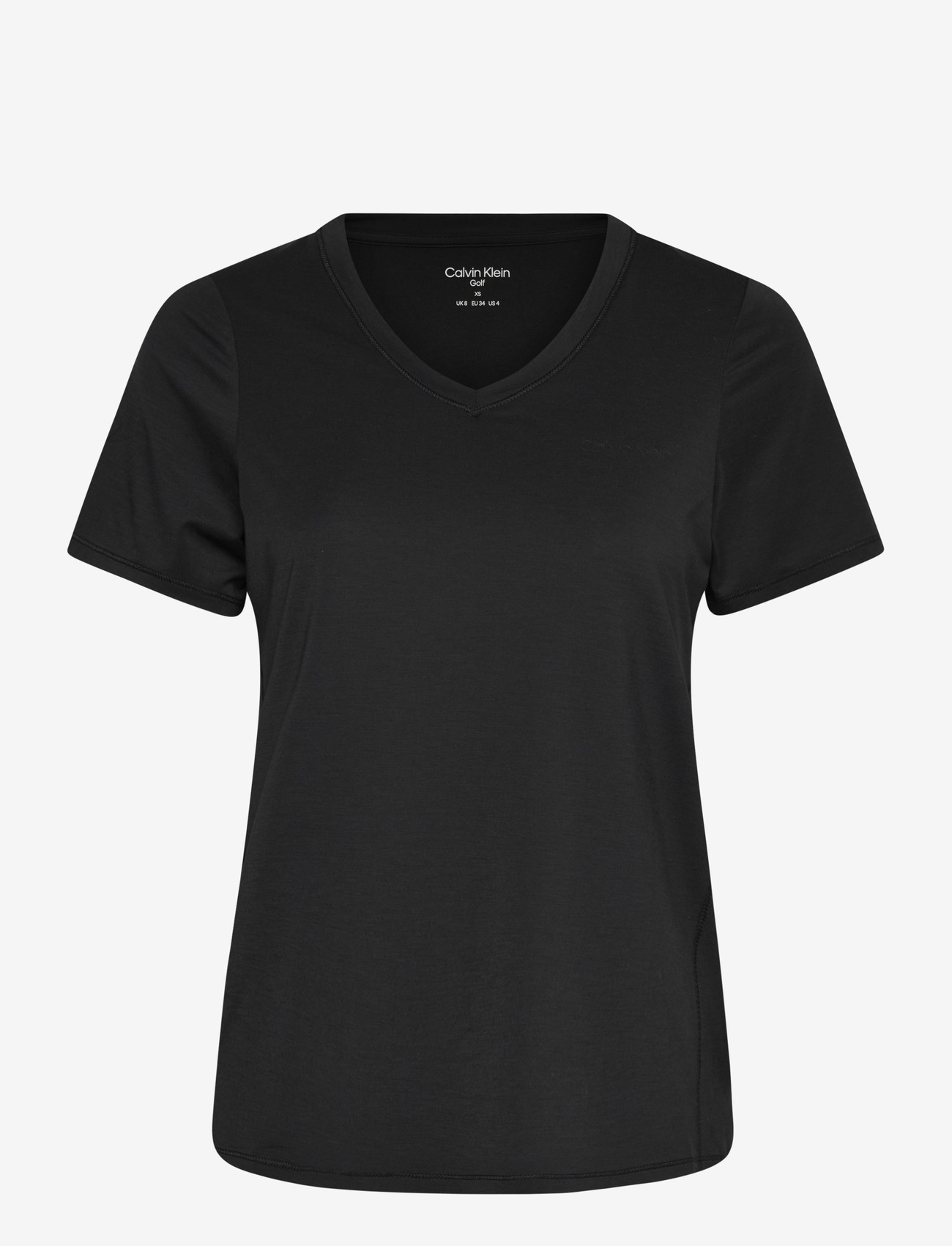Calvin Klein Golf - VADA V-NECK RELAXED TEE - t-shirts - blk - 0