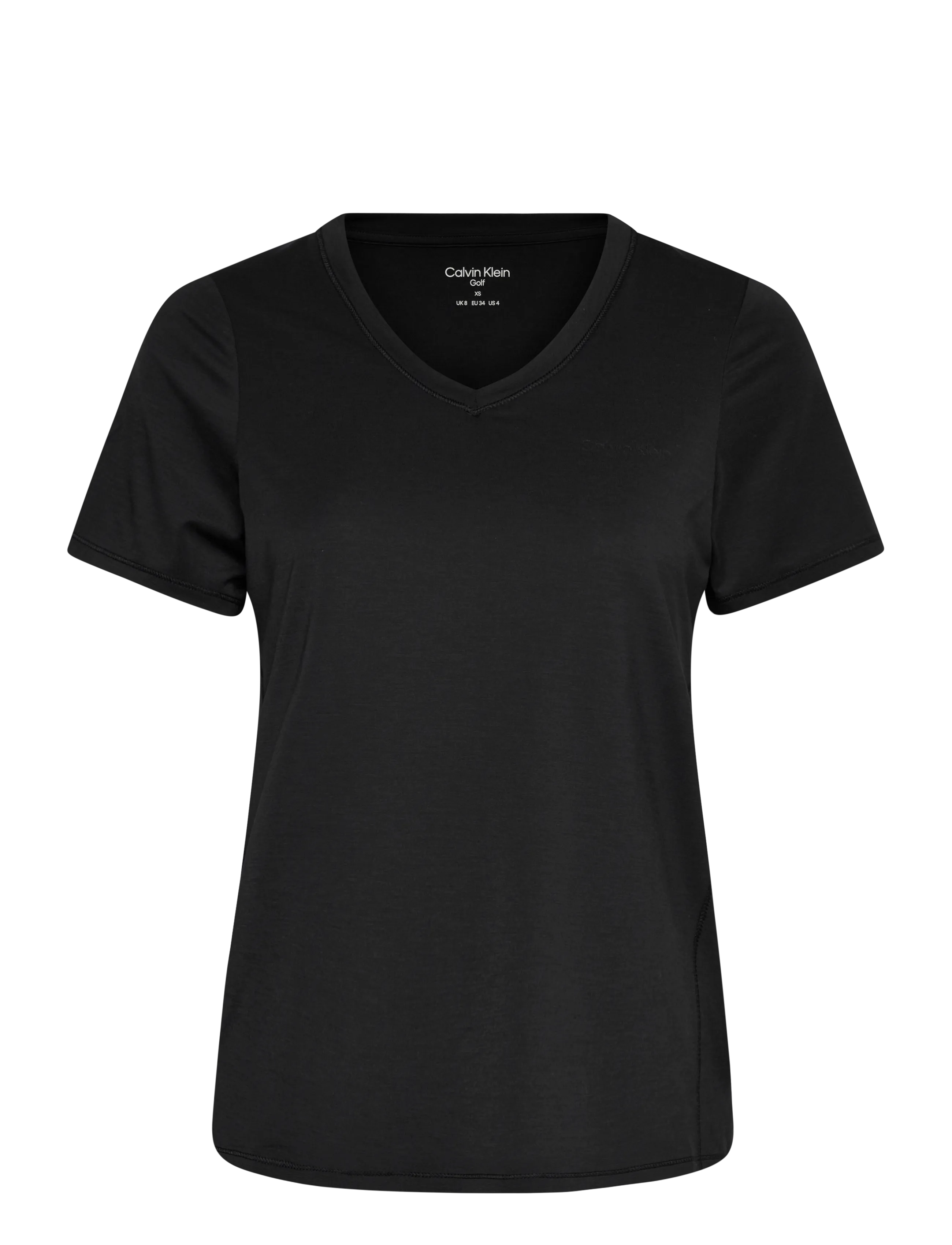 Calvin Klein Golf VADA V-NECK RELAXED TEE - Club Days - BLK / black