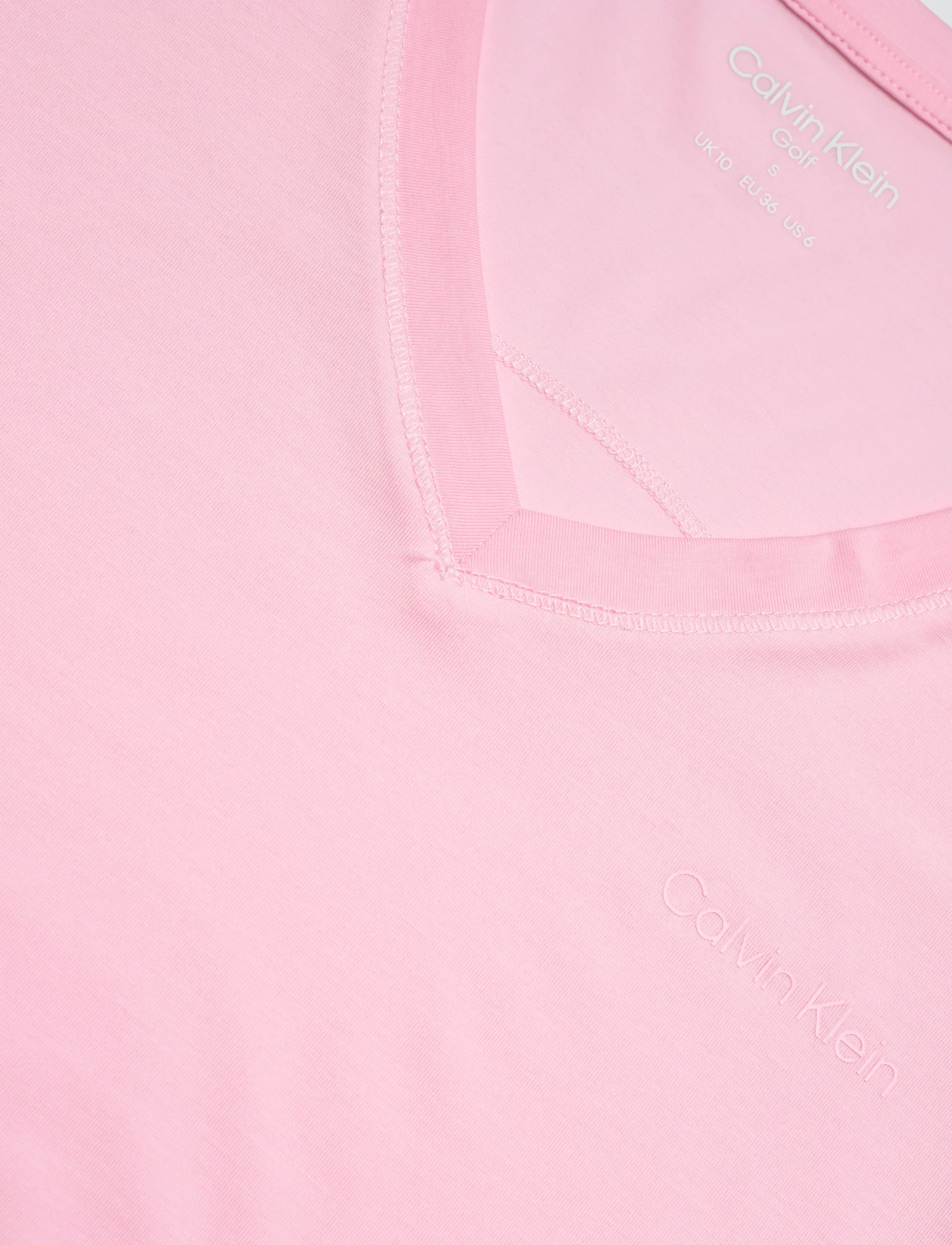 Calvin Klein Golf - VADA V-NECK RELAXED TEE - t-shirts - rsepnk - 2