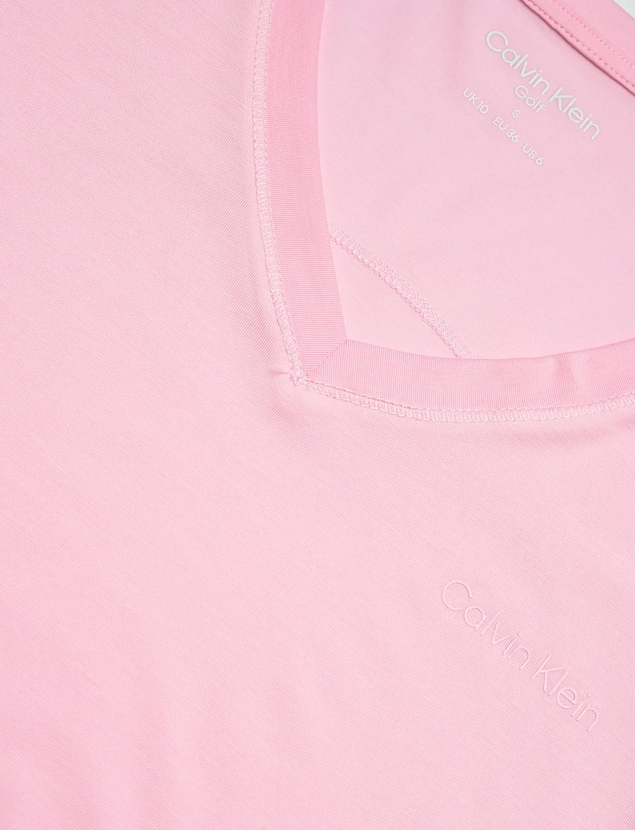 Calvin Klein Golf - VADA V-NECK RELAXED TEE - t-shirts - rsepnk - 2