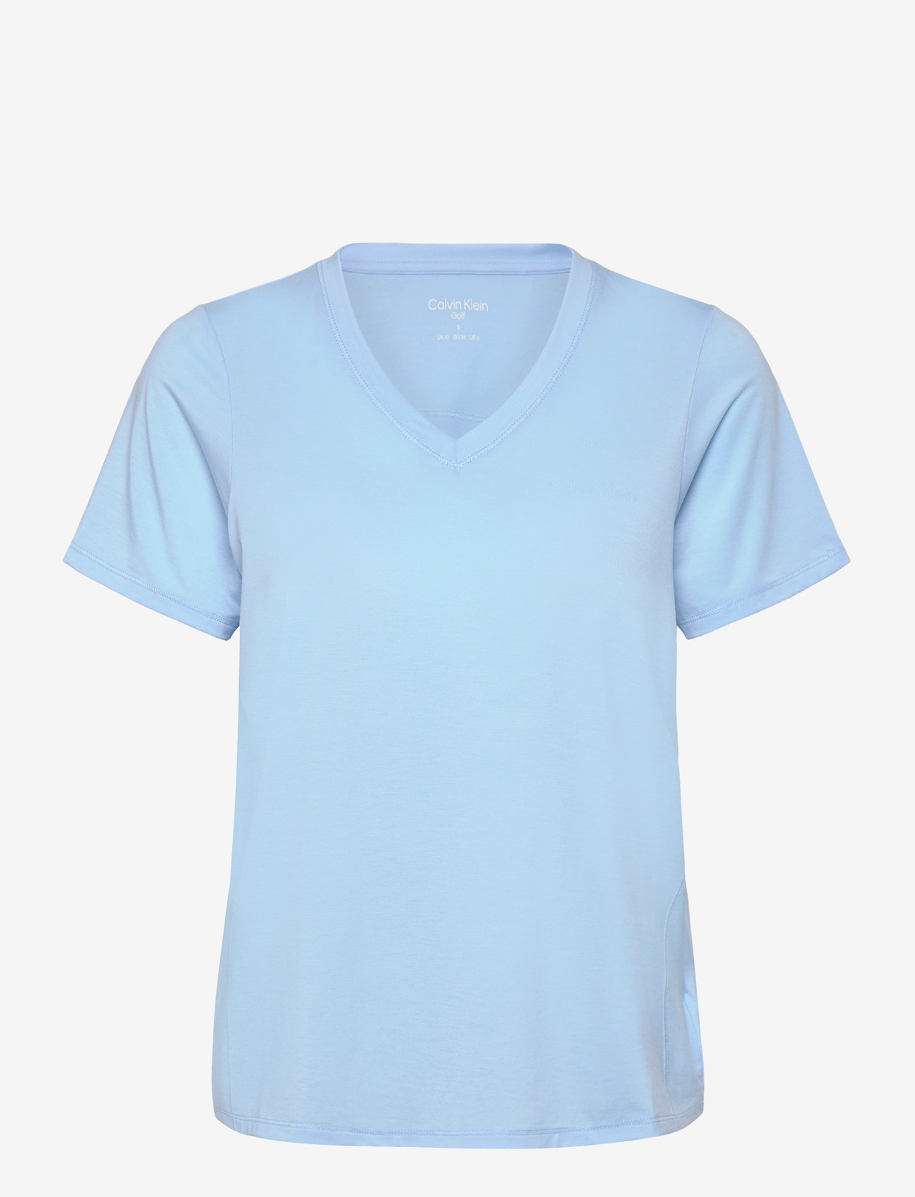 Calvin Klein Golf - VADA V-NECK RELAXED TEE - t-shirts - skyblu - 0
