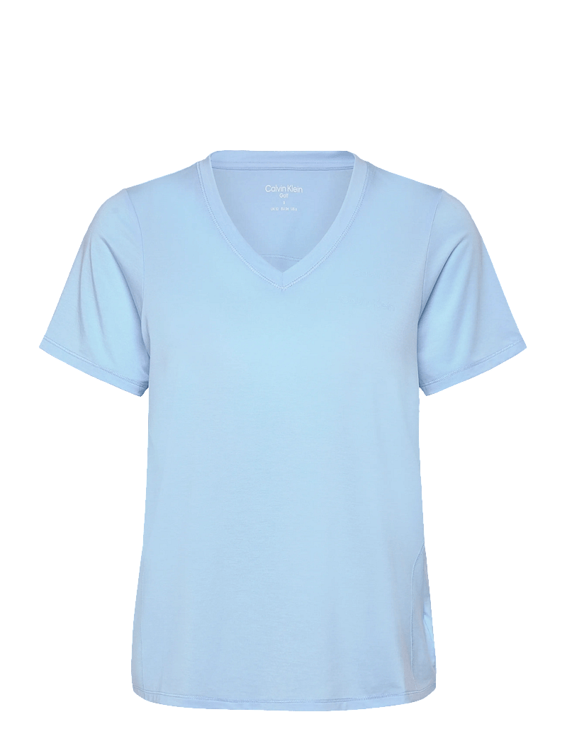 Calvin Klein Golf - VADA V-NECK RELAXED TEE - t-shirts - skyblu - 0
