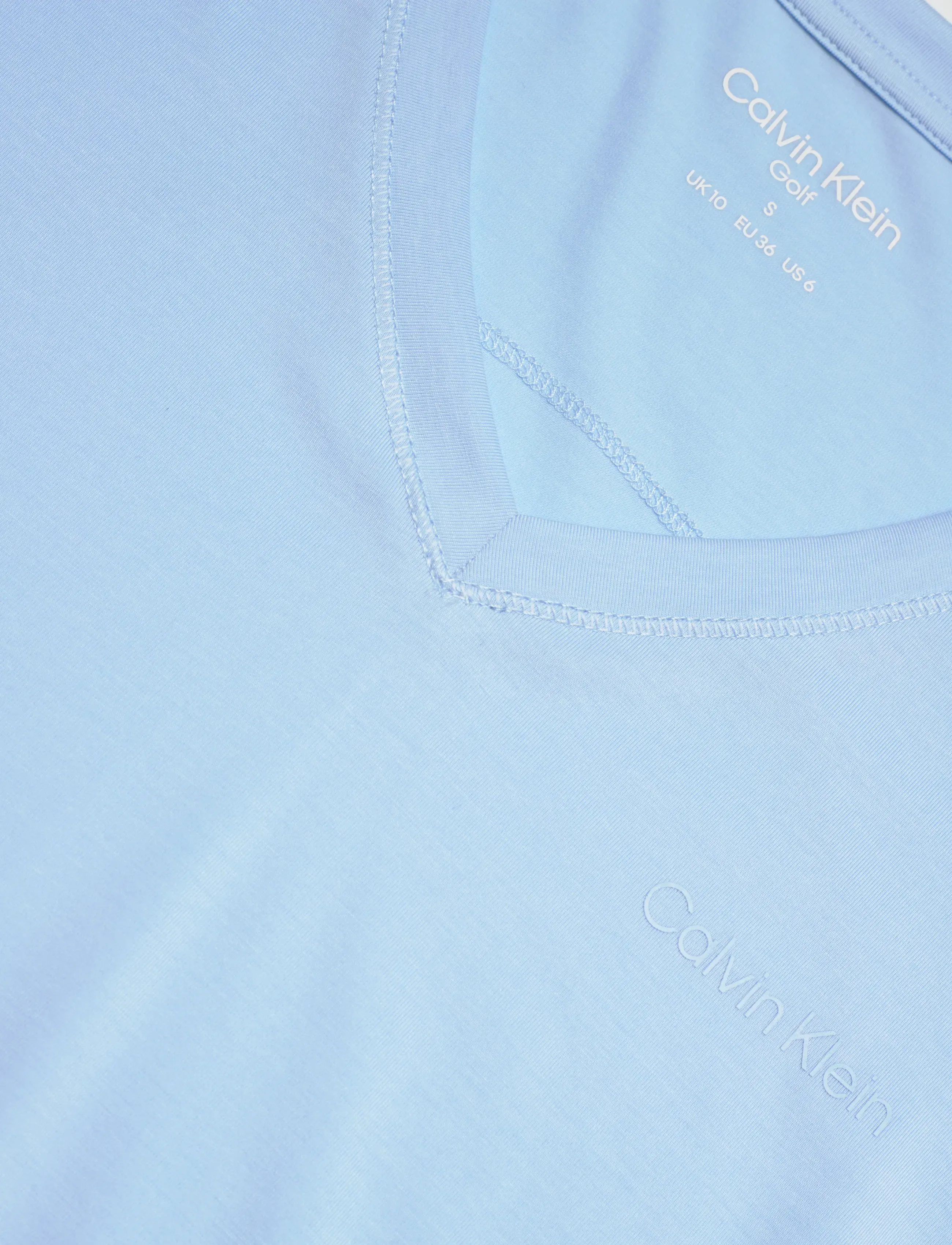 Calvin Klein Golf - VADA V-NECK RELAXED TEE - t-shirts - skyblu - 2