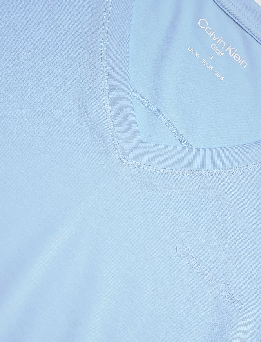 Calvin Klein Golf - VADA V-NECK RELAXED TEE - t-shirts - skyblu - 2