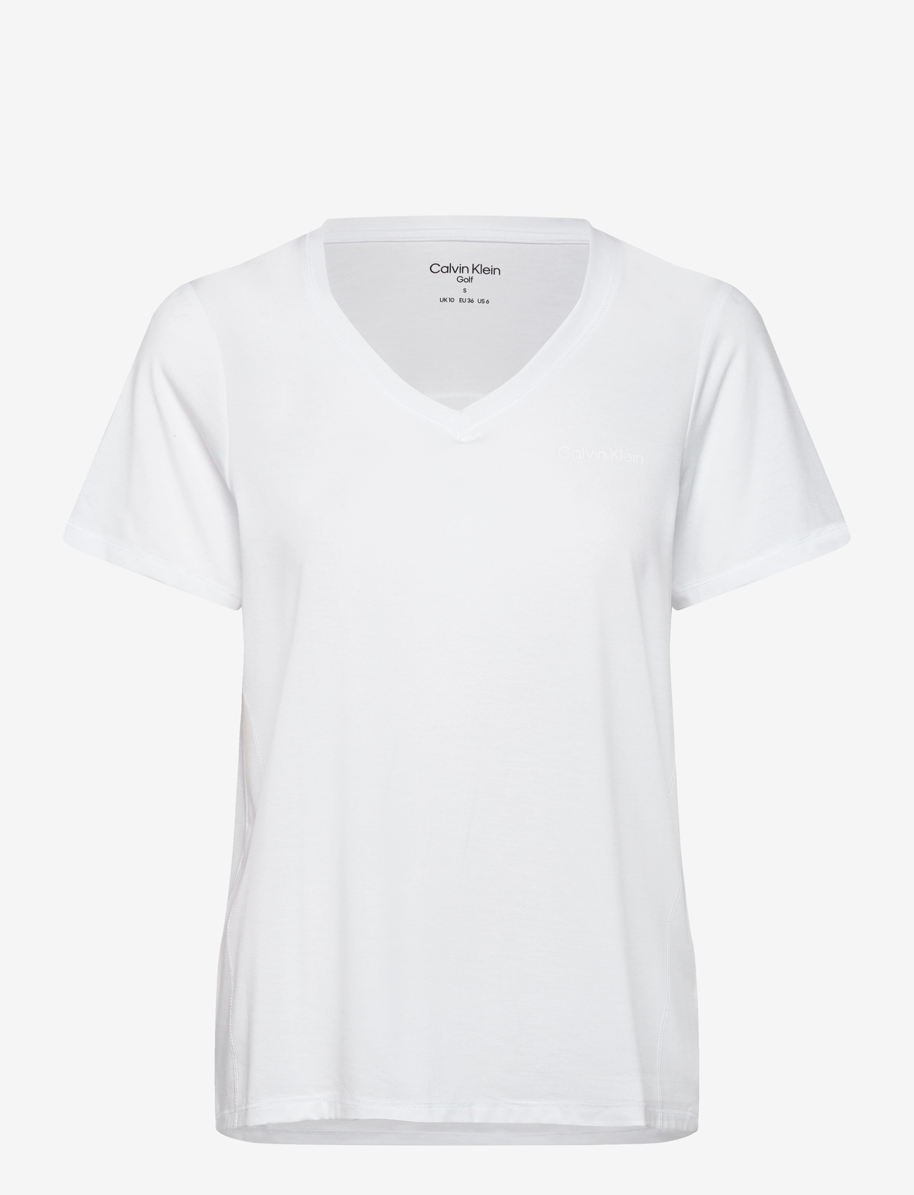Calvin Klein Golf - VADA V-NECK RELAXED TEE - t-shirts - wht - 0