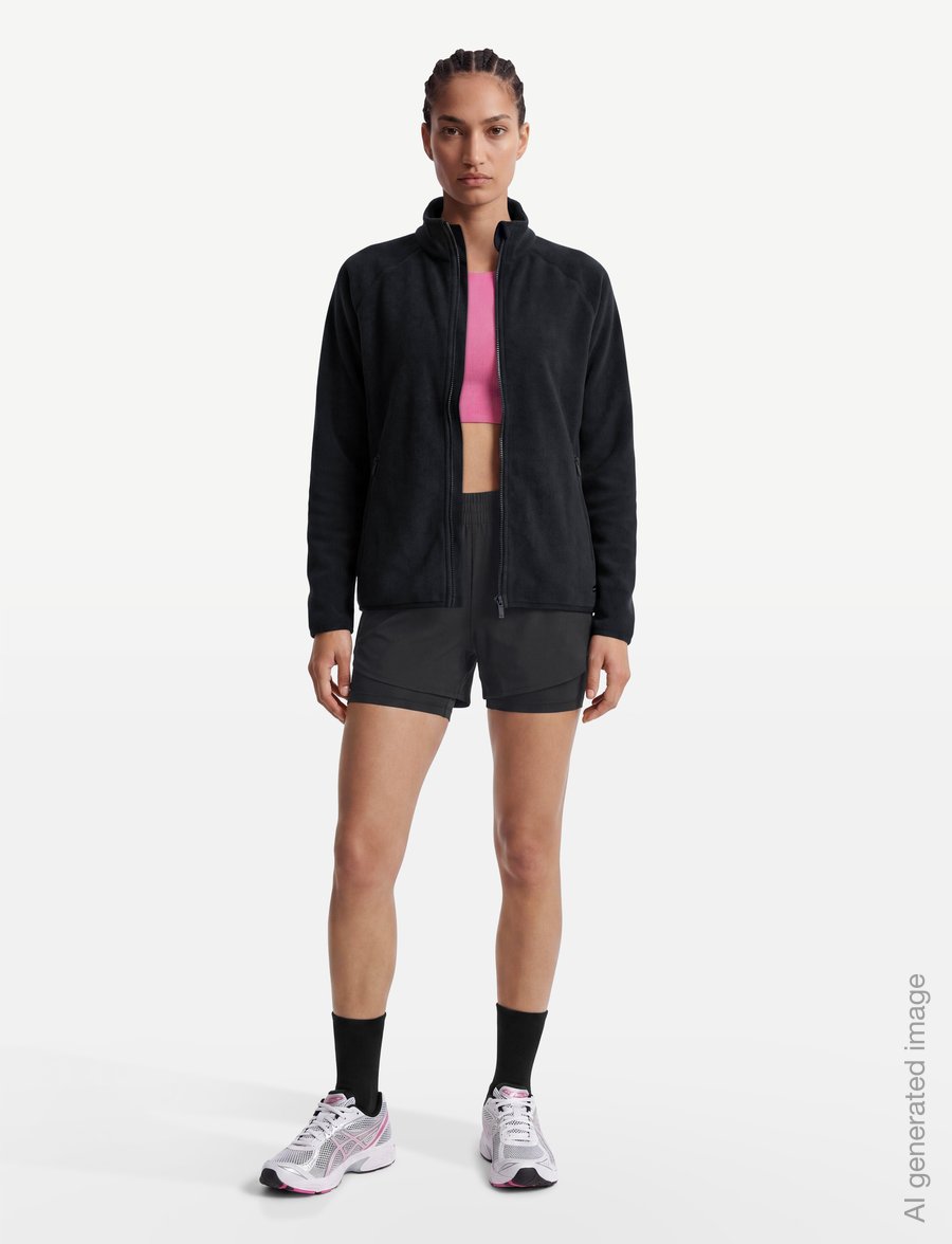 Calvin Klein Golf - FREYA FULL ZIP FLEECE - kampsunid ja vahekihid - blk - 0