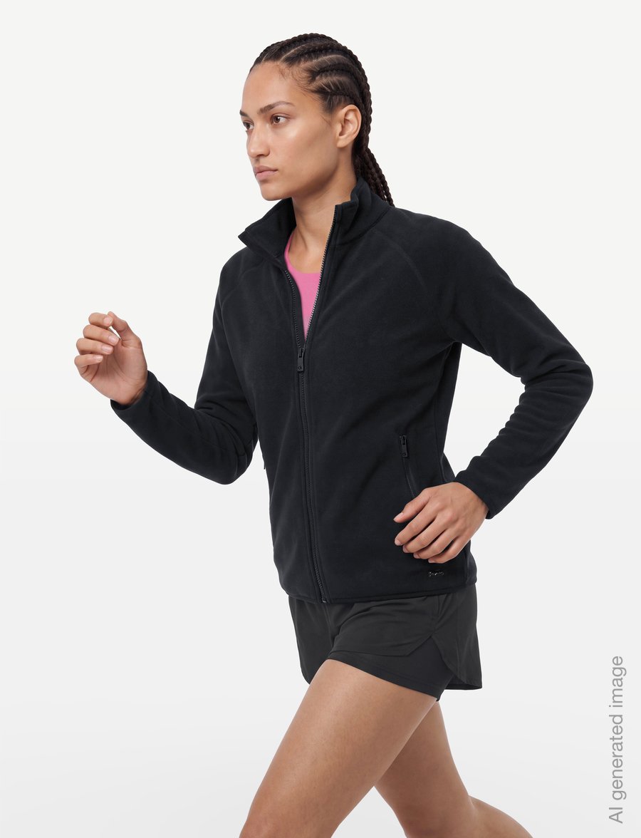 Calvin Klein Golf - FREYA FULL ZIP FLEECE - kampsunid ja vahekihid - blk - 4