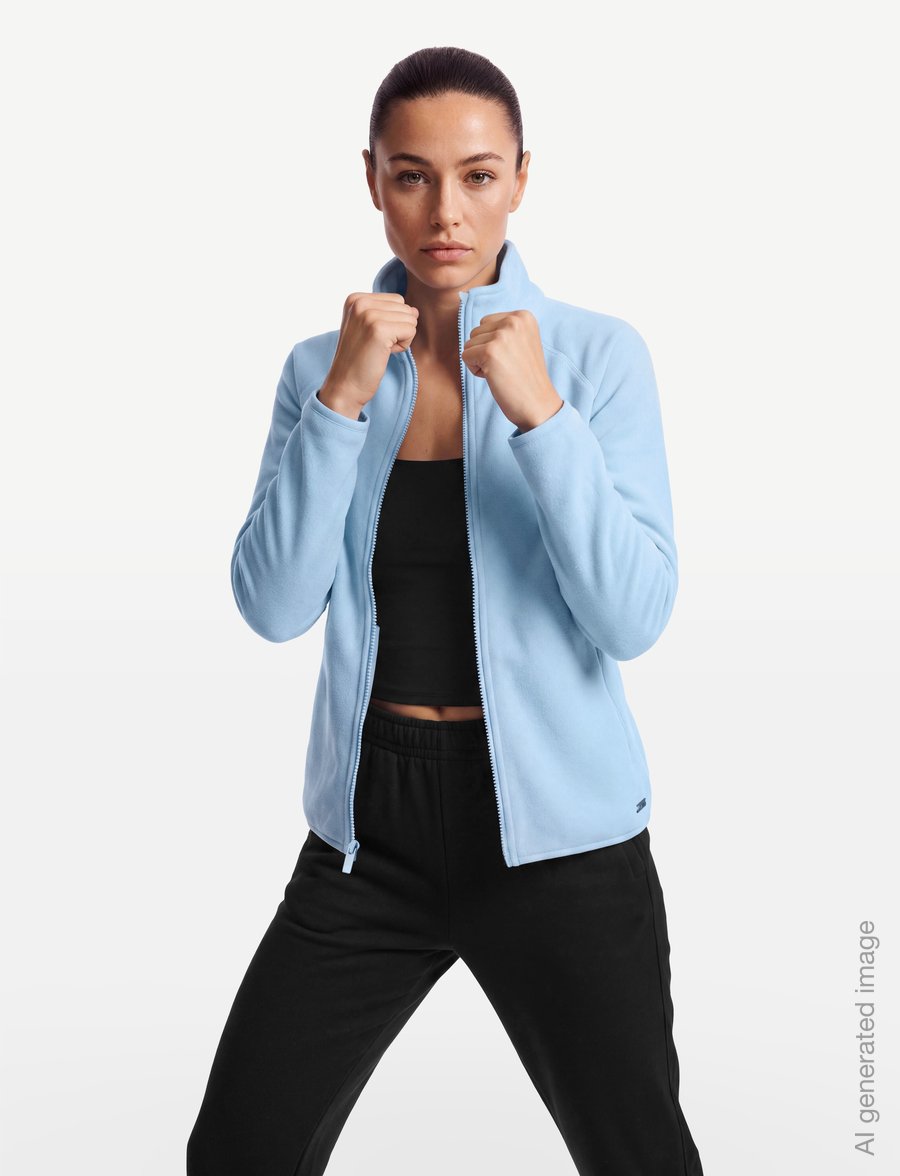 Calvin Klein Golf - FREYA FULL ZIP FLEECE - oberteile - skyblu - 4