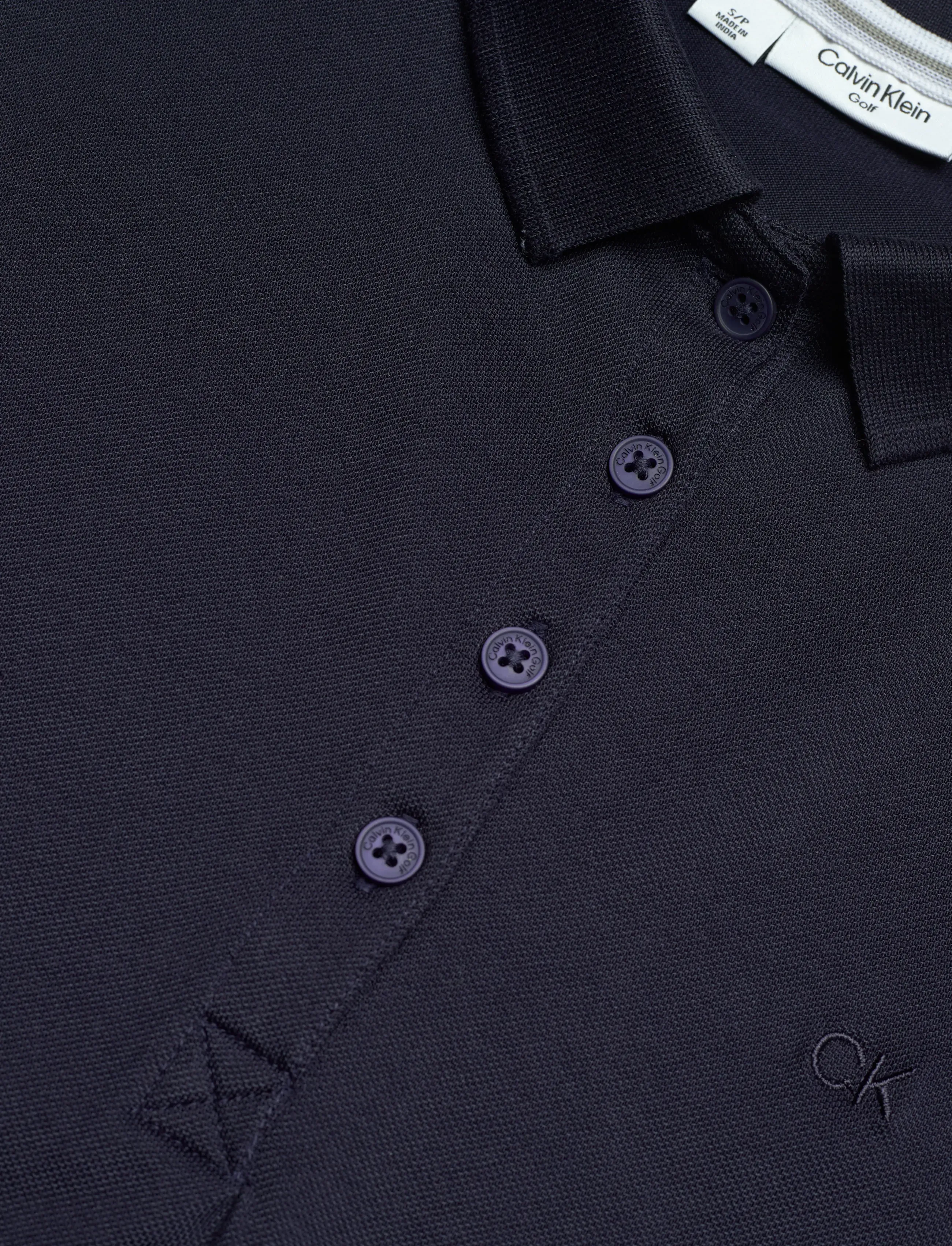 Calvin Klein Golf - S/LESS PEFORMANCE COTTON PIQUE POLO - oberteile & t-shirts - navy - 2